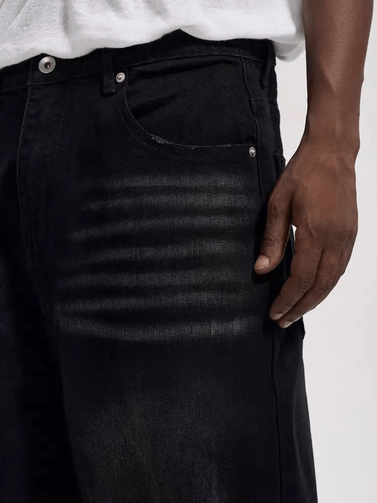Japanese Brand × Jean High street washed baggy wide leg jeans Size US 28 / EU 44 - 4 Thumbnail