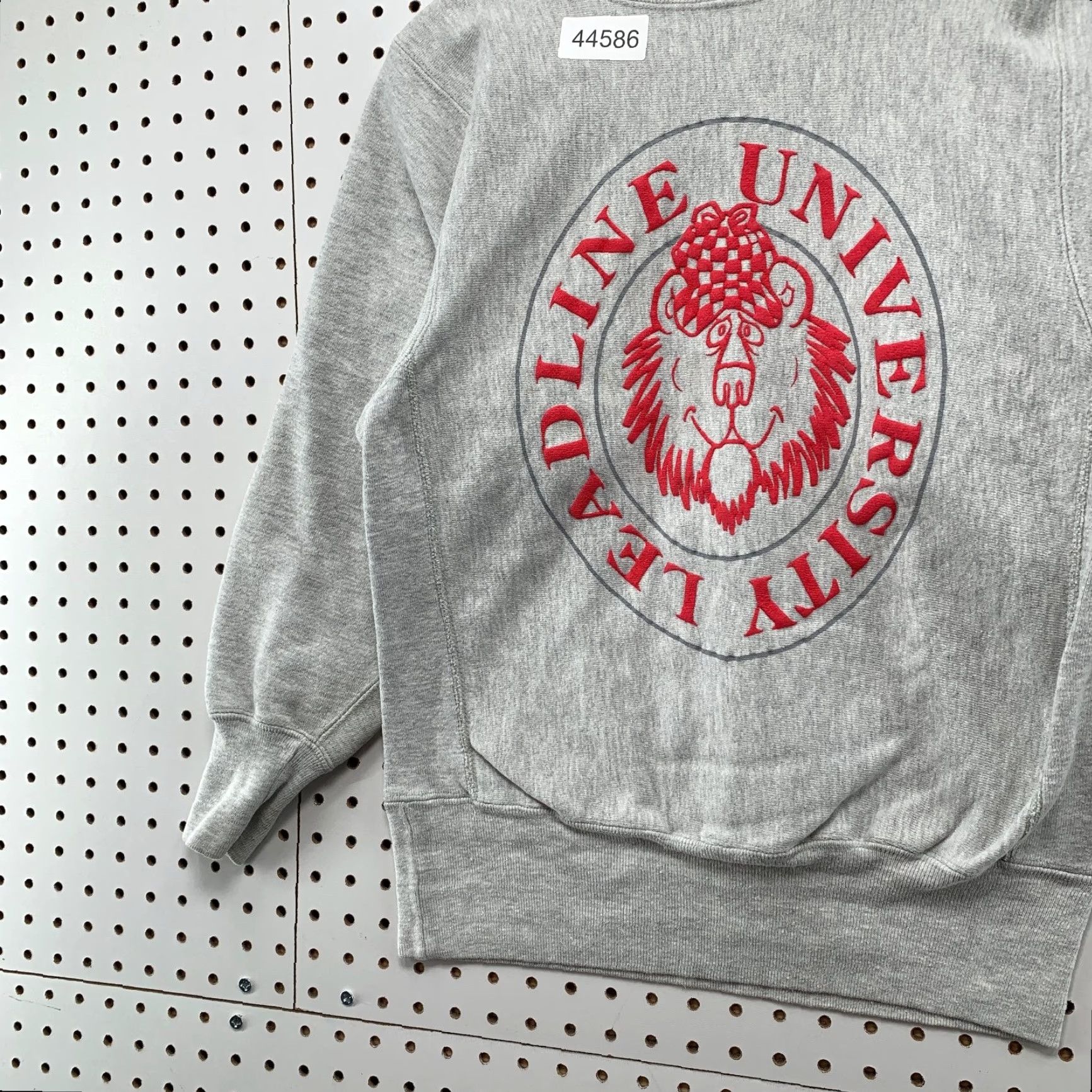 Champion Vintage 90s Leadline University Sweatshirt Men Small Gray Champion Reverse Weave Size US S / EU 44-46 / 1 - 3 Thumbnail
