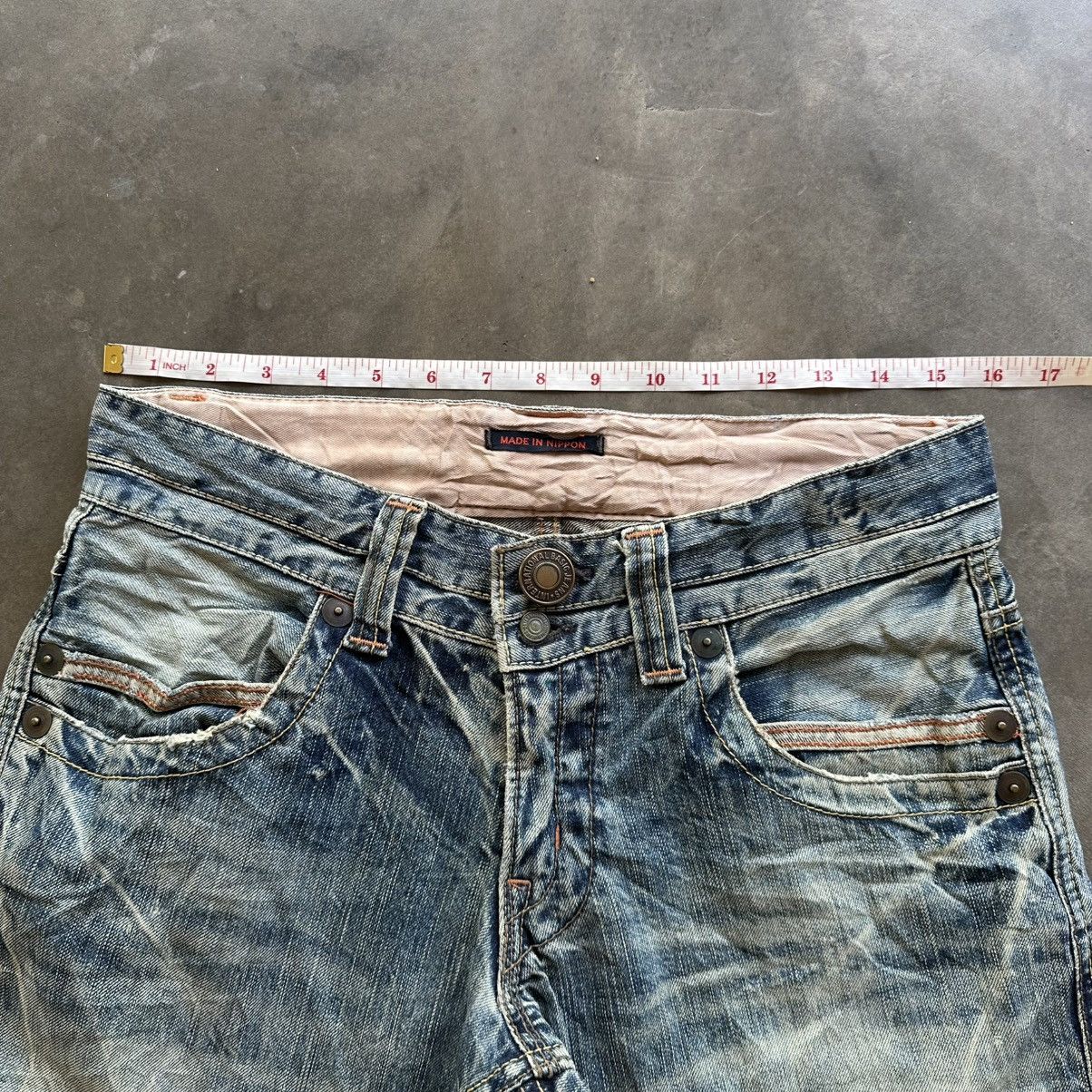 If Six Was Nine Vintage Japanese Rusty Faded Denim Jean Pant W30 Size US 30 / EU 46 - 9 Thumbnail