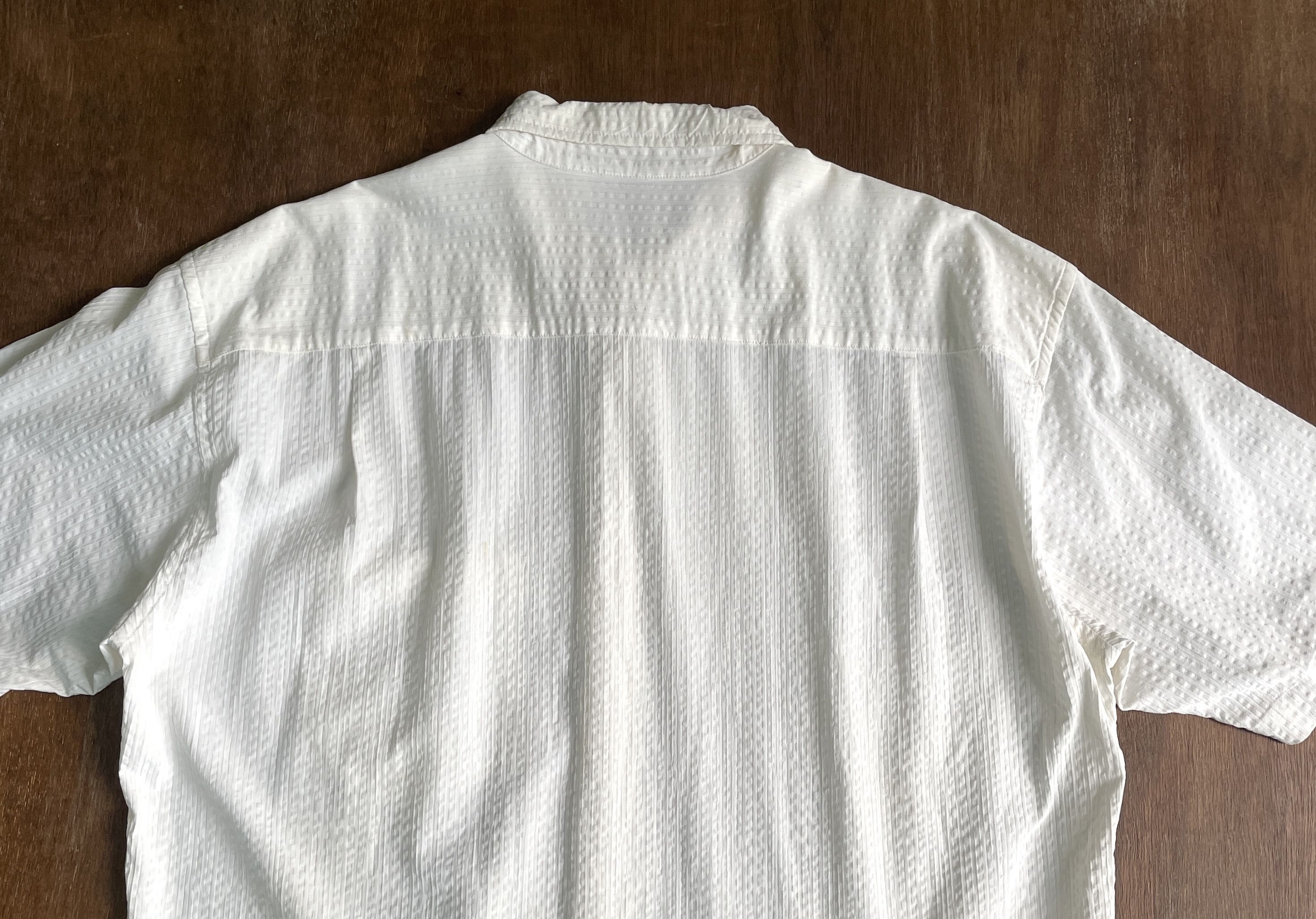 Issey Miyake ISSEY MIYAKE Classic White Short Sleeves Shirt Size US M / EU 48-50 / 2 - 8 Thumbnail