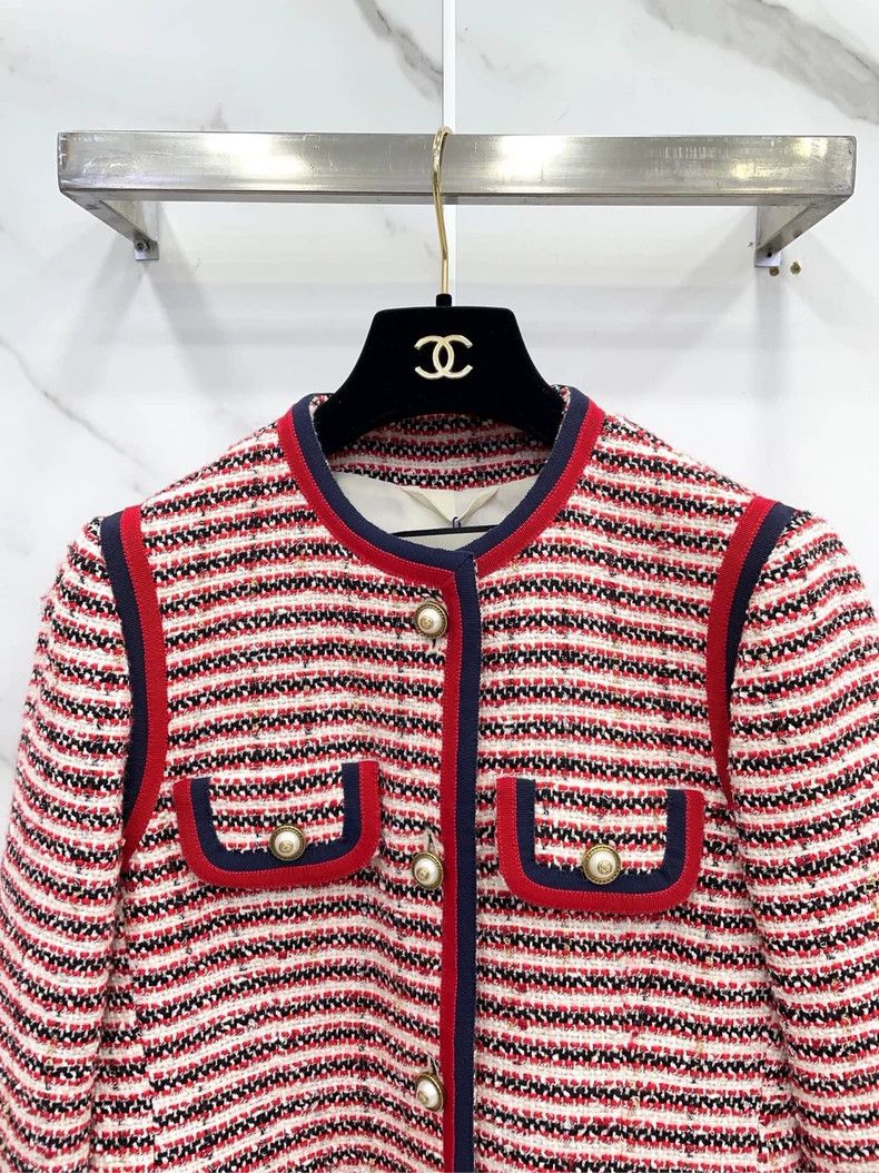 Gucci Gucci Red striped suit jacket 2504-Nextarrow Size S / US 4 / IT 40 - 3 Thumbnail