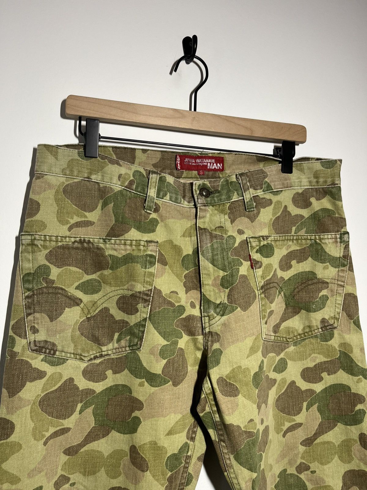 Junya Watanabe × Levi's Junya Watanabe Levis Camo Backwards Denim Jeans Pants S Size US 34 / EU 50 - 3 Thumbnail