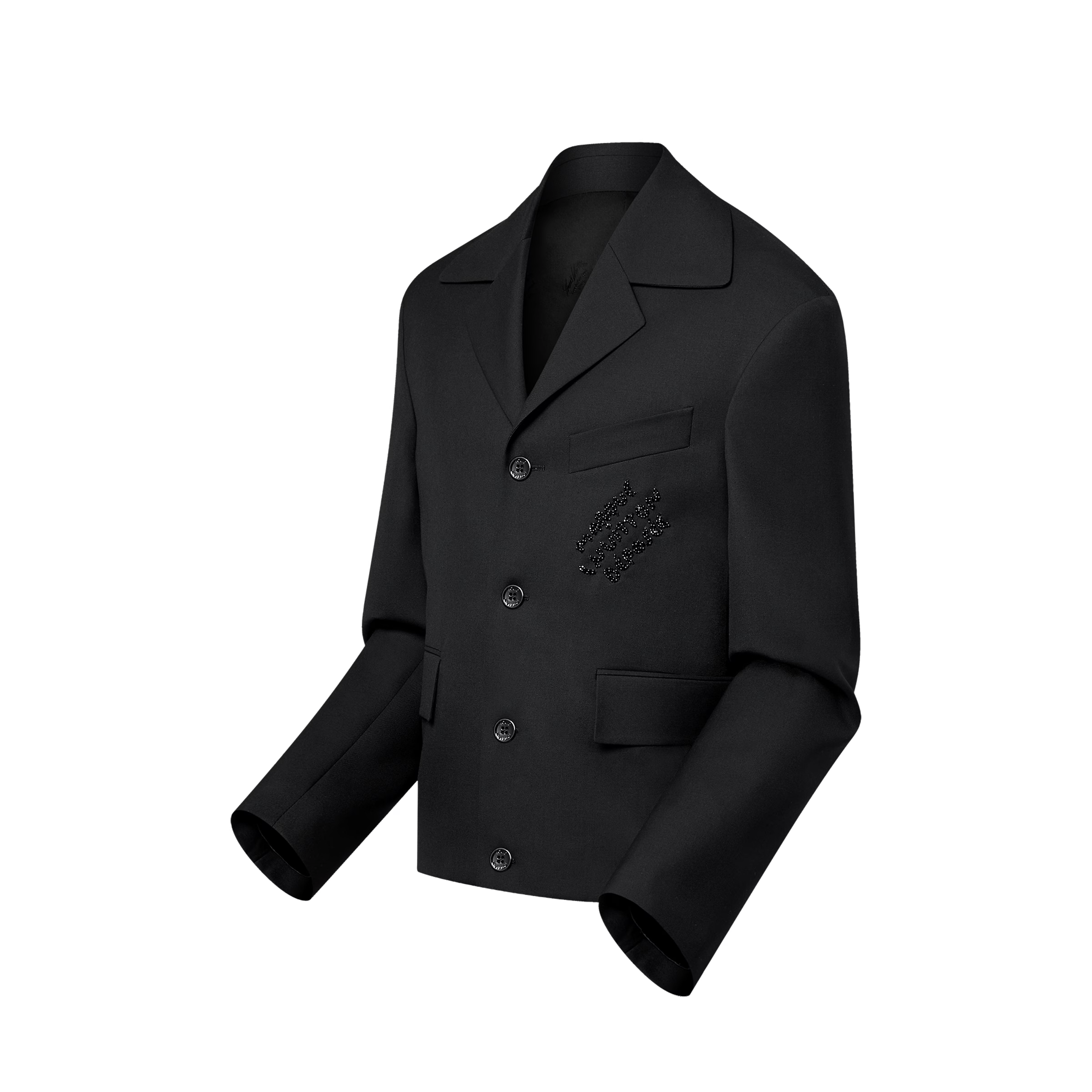 Louis Vuitton Embroidered Wool Signature Blouson Size US L / EU 52-54 / 3 - 3 Thumbnail