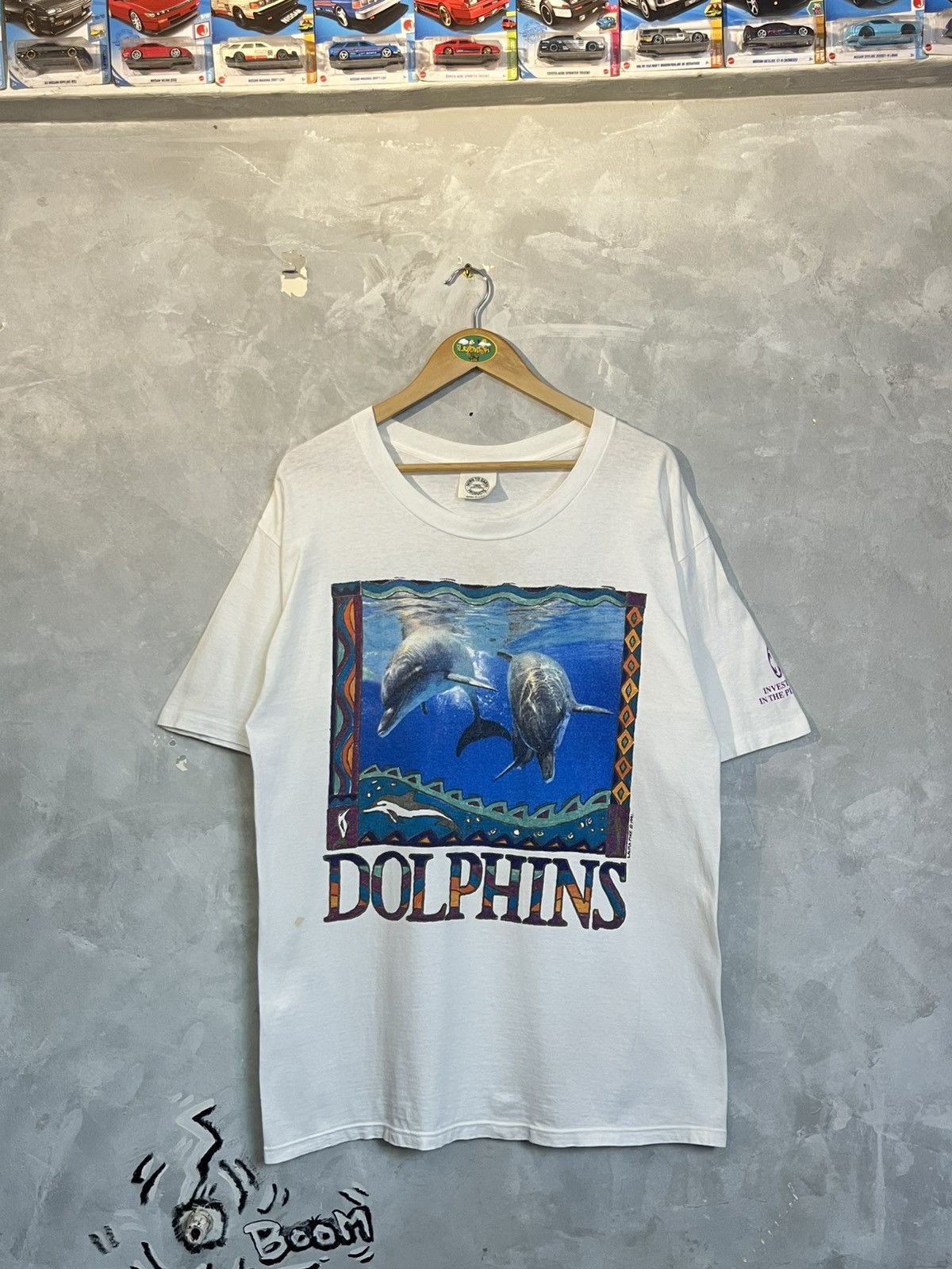Vintage 90s Vintage Dolphins EarthWatch Nature Shirt 1991 usa Size US M / EU 48-50 / 2 - 1 Thumbnail