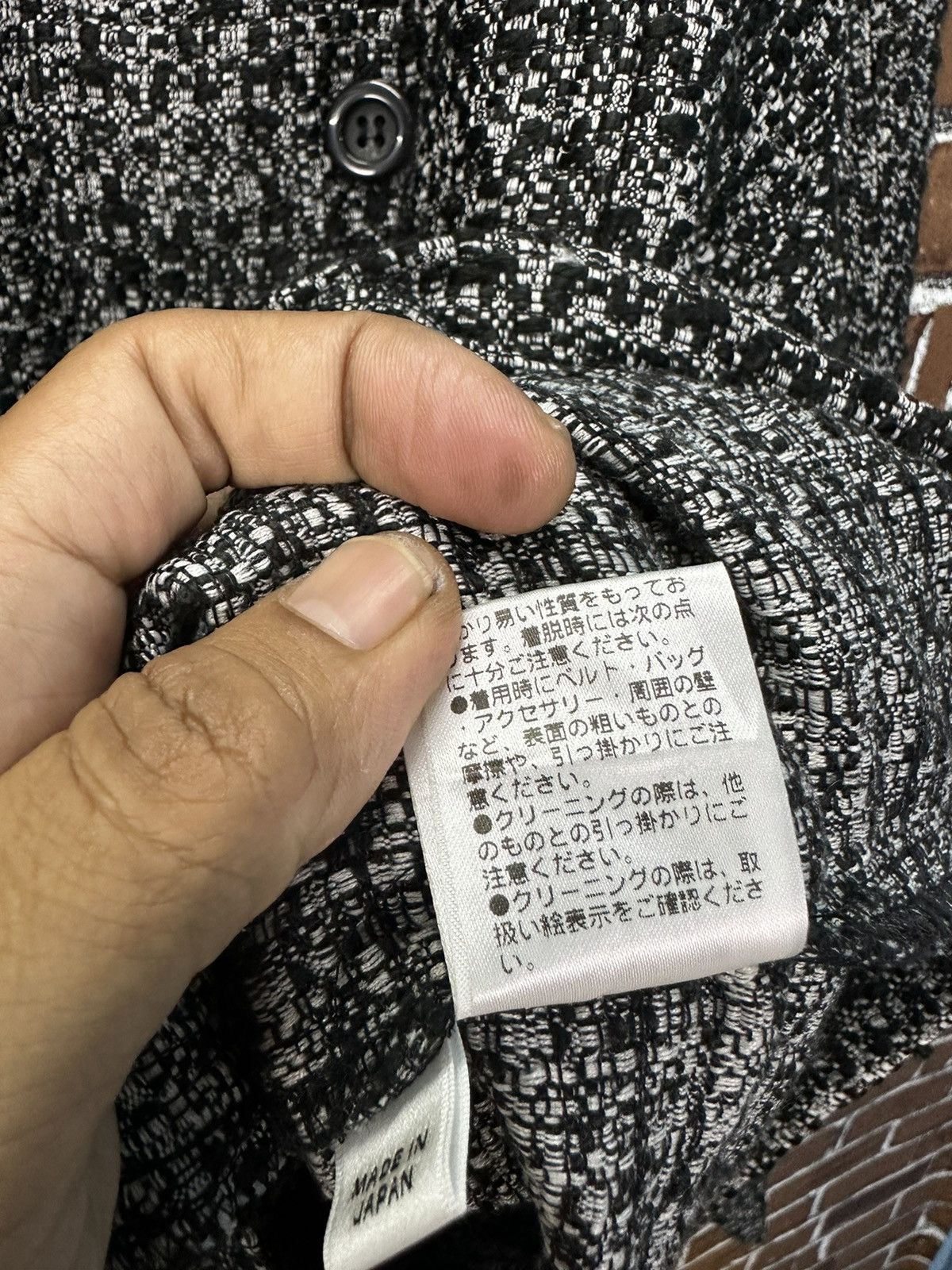 Issey Miyake Japanese Lui's Designer Knit Button Jacket Z274 Size US S / EU 44-46 / 1 - 11 Thumbnail