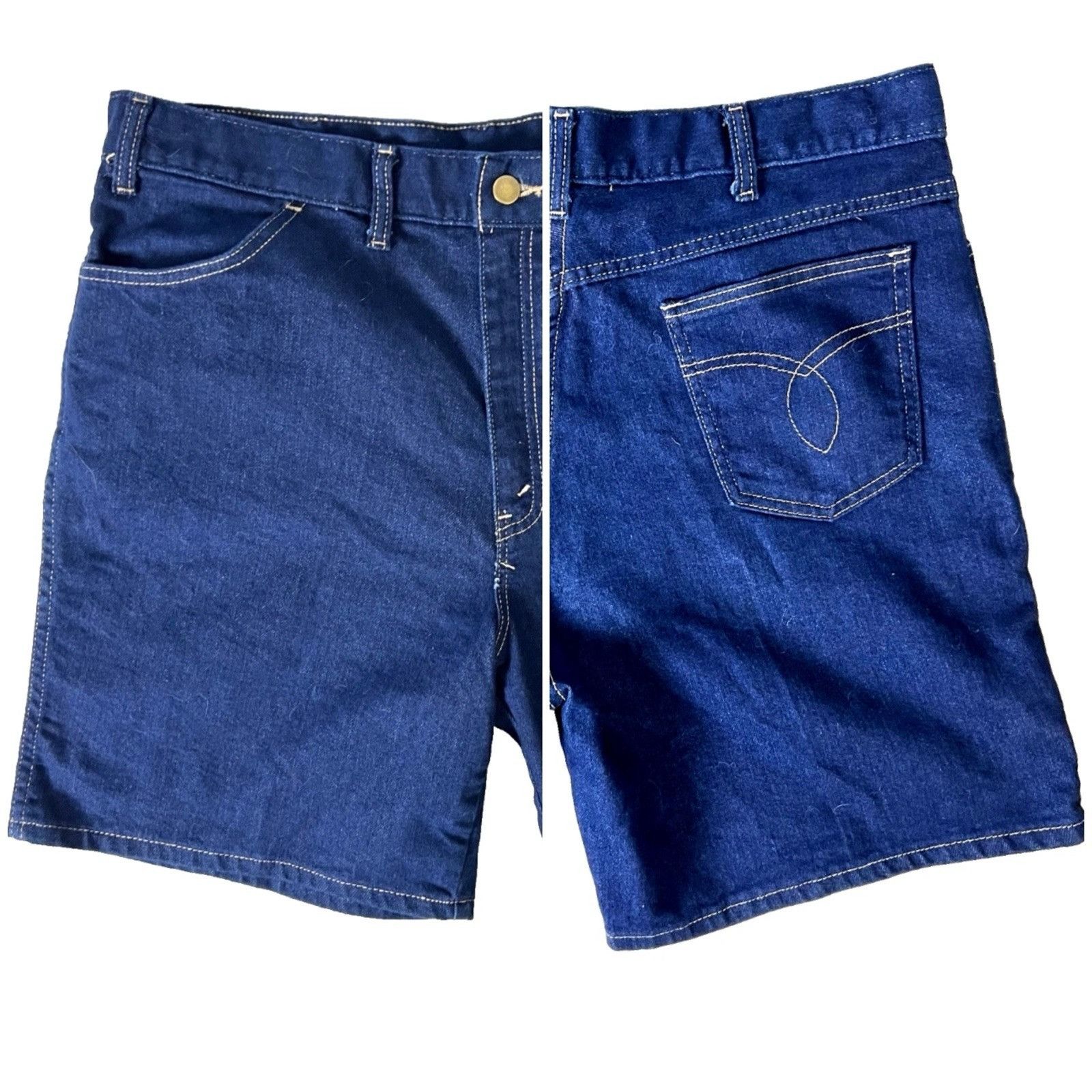 Other Nobrand USA Made Mens Vtg Denim Jean Shorts size 38 True Fit Size US 38 / EU 54 - 1 Thumbnail