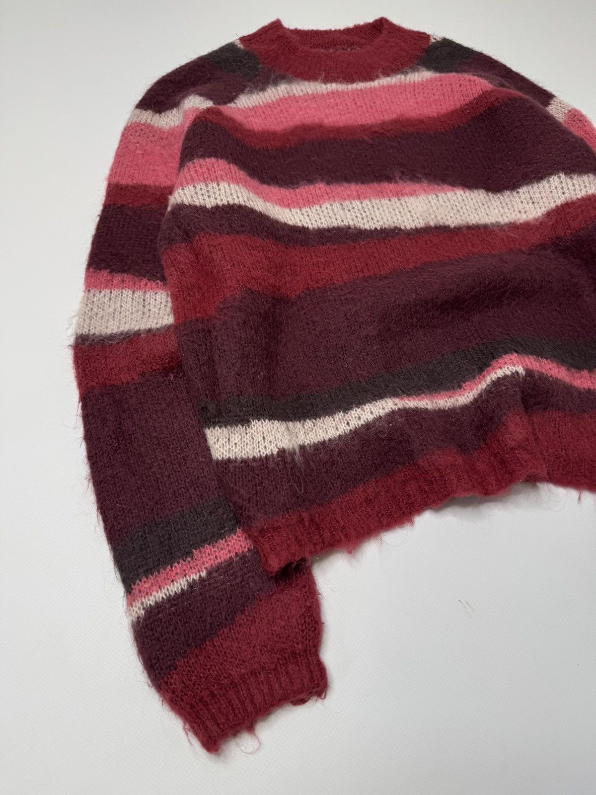 Vintage Vintage red mohair vibe knit swag y2k if6was9 lgb skater sk8 Size US M / EU 48-50 / 2 - 3 Thumbnail