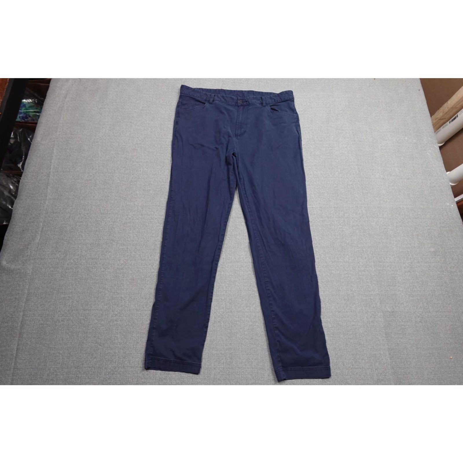 Adidas Adidas Pants Mens 36x32 Navy Blue Slim Fit Stretch Chino Golf Athletic Casual Size US 36 / EU 52 - 3 Thumbnail