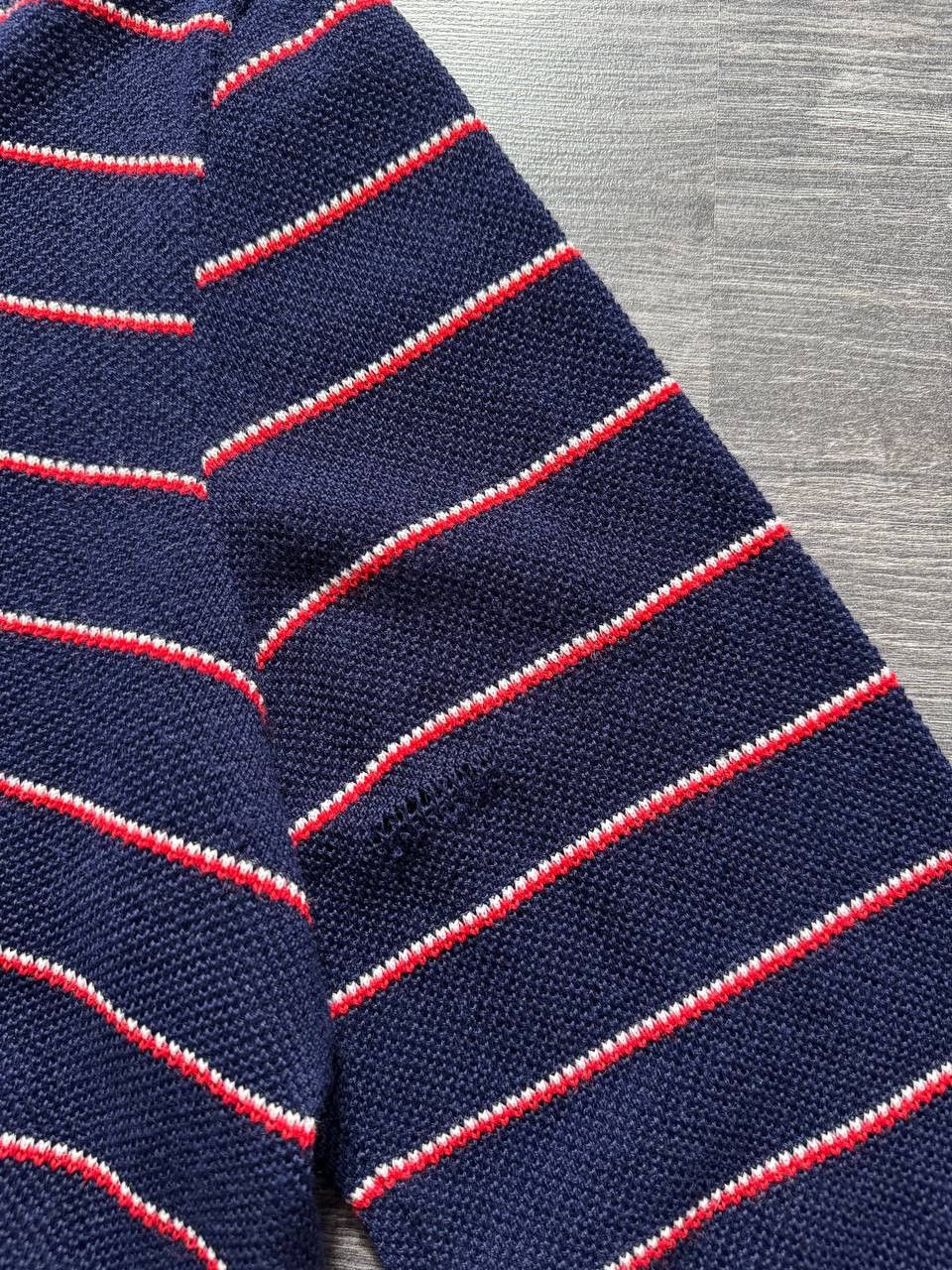 Lacoste Vintage Chemise Lacoste Made in France Striped Knit Sweater Size US L / EU 52-54 / 3 - 6 Thumbnail