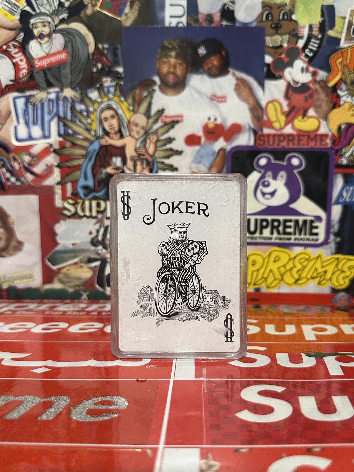 Bicycle × Supreme NEW FW09 Supreme Bicycle Playing Cards Deck 2019 Red RARE OG Size ONE SIZE - 3 Thumbnail