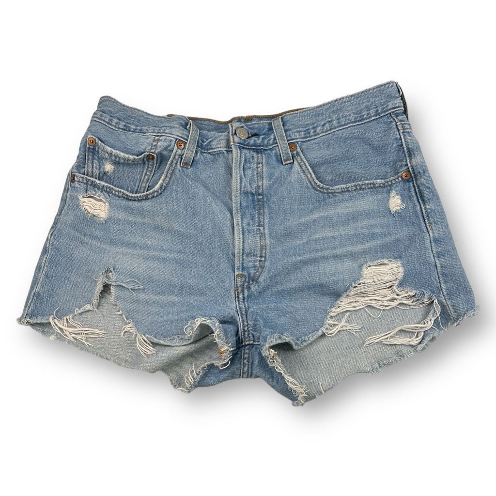 Levi's Levi’s 501 Distressed Button Fly Jeans Size 30 Size 30" / US 8 / IT 44 - 1 Thumbnail