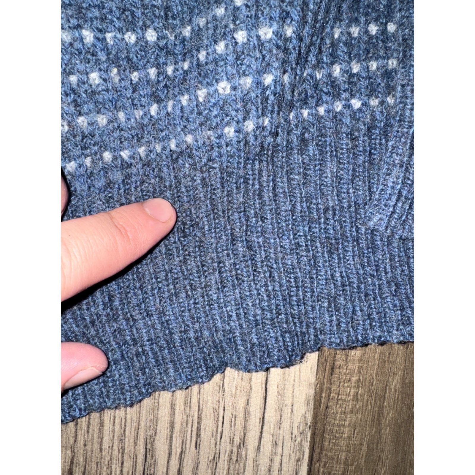 Vintage VINTAGE B.P. Britches Knitted Wool Jumper Seawater Blue M Sweater Wool Mens Pullover 20x24 Size US M / EU 48-50 / 2 - 4 Thumbnail