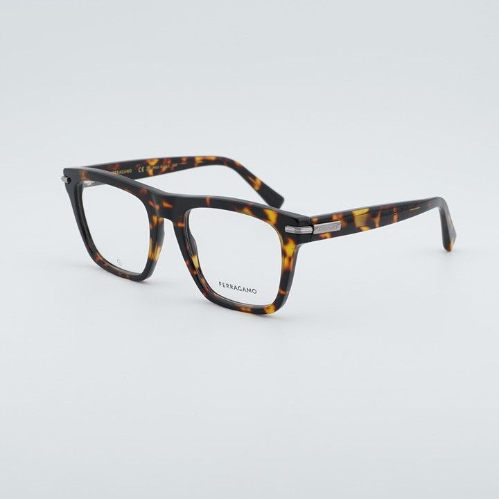 Salvatore Ferragamo Salvatore Ferragamo SF3015 242 Eyeglasses Dark Havana 53mm Size ONE SIZE - 1 Thumbnail