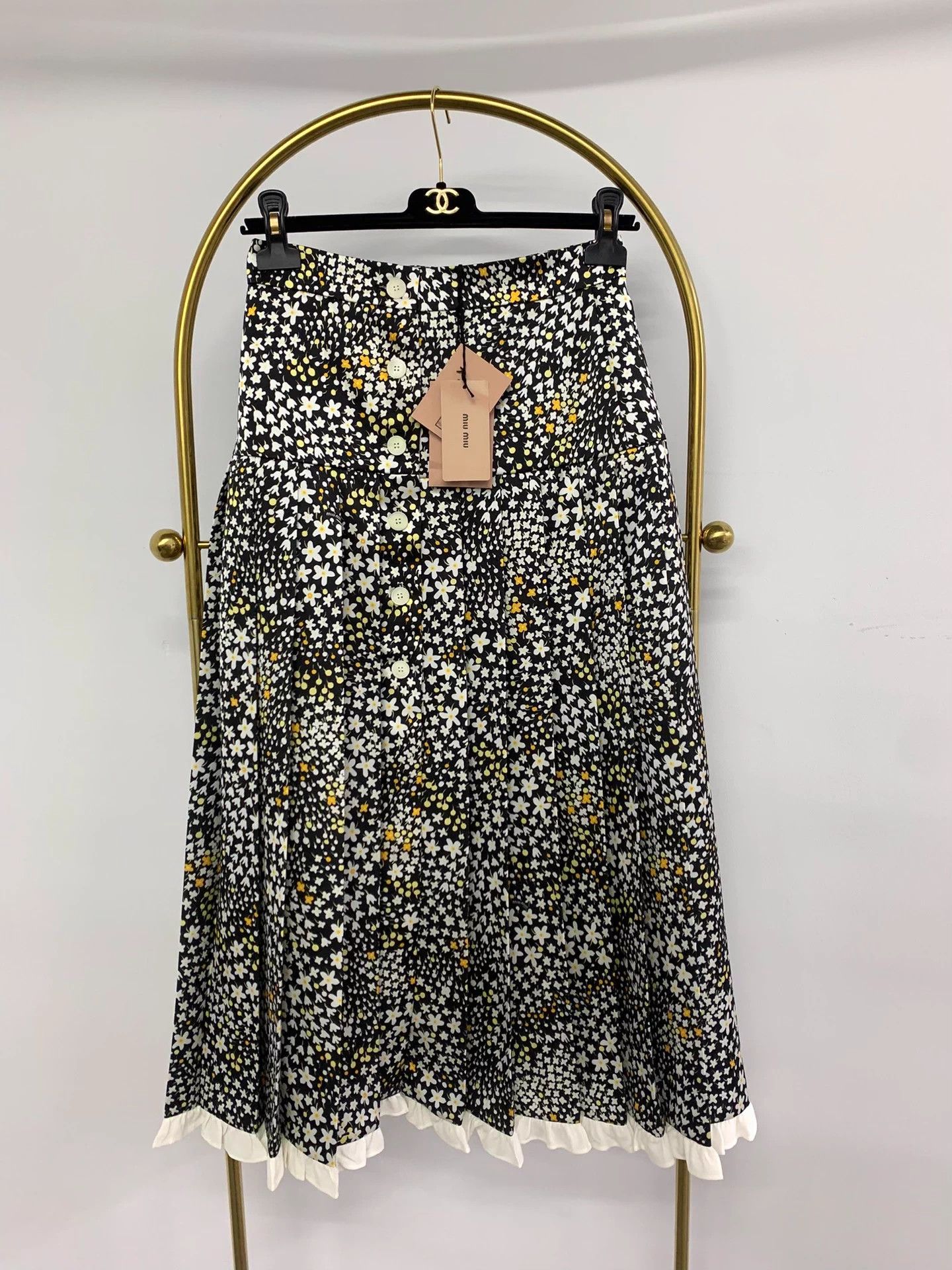 Miu Miu MIU MIU floral doll collar open back tie top-skirt set 40 Size S / US 4 / IT 40 - 4 Thumbnail