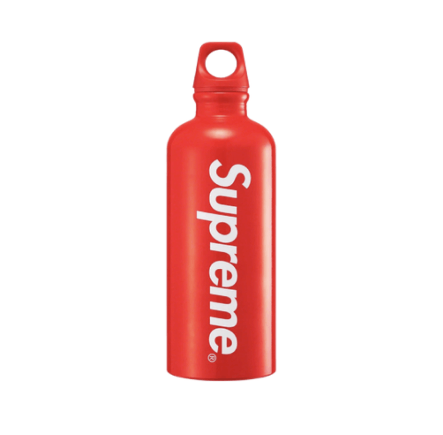 Pre-owned Hypebeast X Supreme Sigg Traveller 0.6l Water Bottle Red