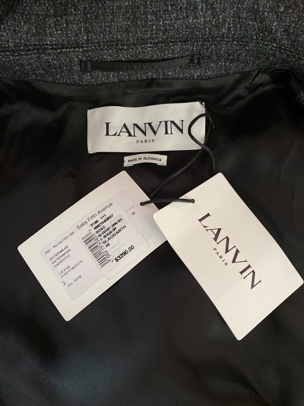 Lanvin Lanvin Wool-Blend Bomber Jacket size 48/us size M Size US M / EU 48-50 / 2 - 16 Thumbnail