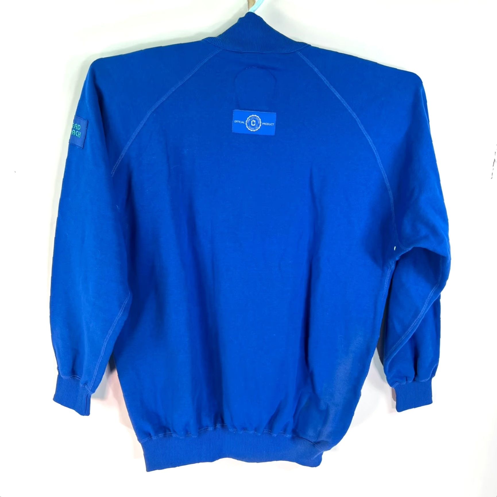 Coach Vintage California by Robert Peritz Men's XL 1/2 Zip Sweatshirt Blue High Neck Outdoor Sports Size US XL / EU 56 / 4 - 6 Thumbnail