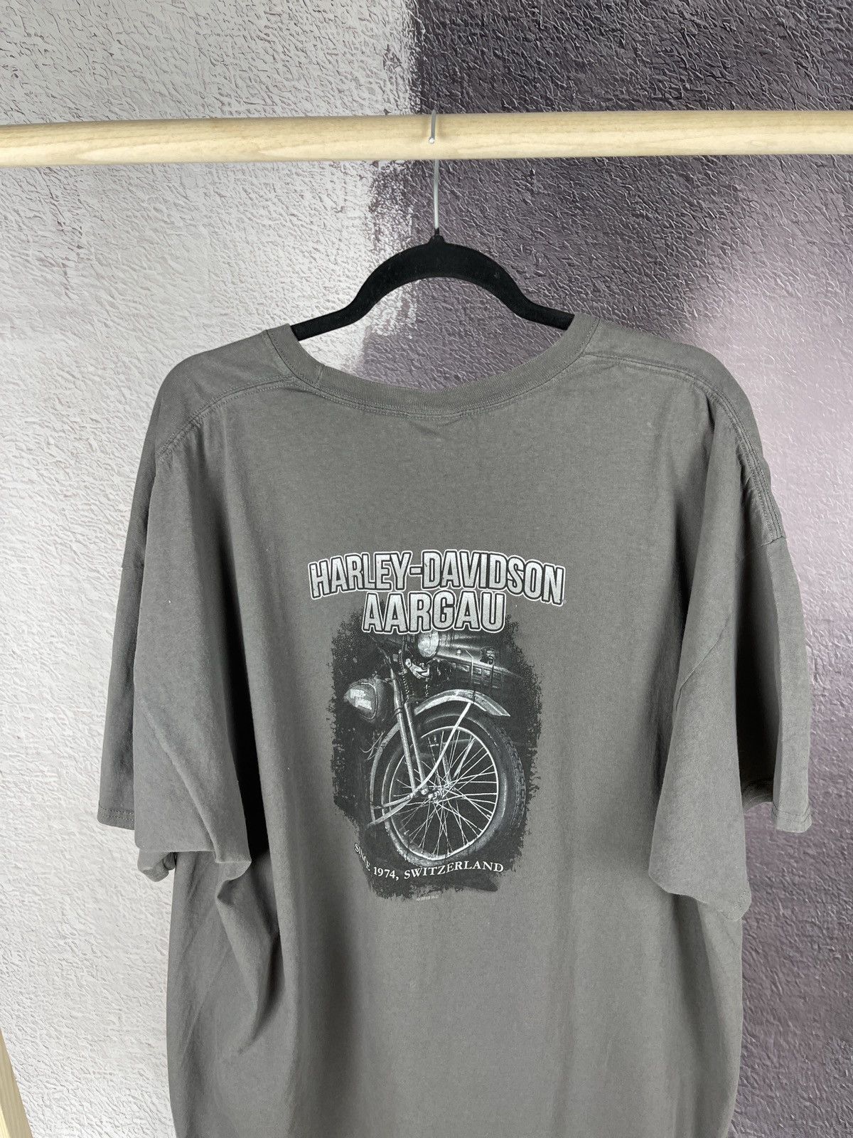 Harley Davidson Harley-Davidson tee Mens 3XL Skull Punisher Graphic Aargau Size US XXL / EU 58 / 5 - 2 Thumbnail