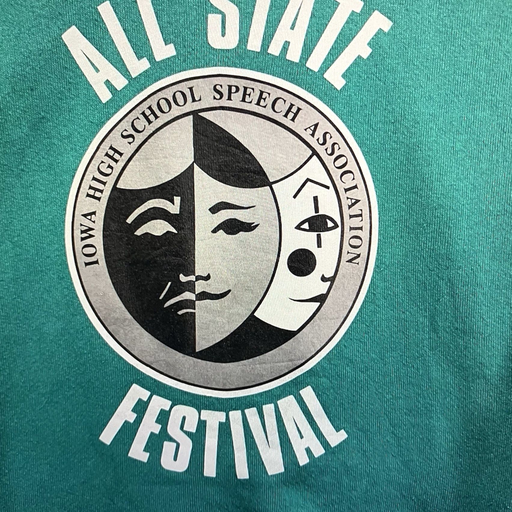 Fruit Of The Loom VINTAGE Fruit of the Loom Sweatshirt Pullover XL Men Graphic Print The Bald Soprano 90s Teal Blue Crew Neck Pullover Sweatshirt Size US XL / EU 56 / 4 - 3 Thumbnail