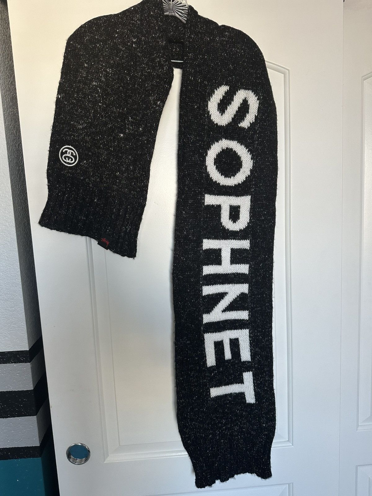 Stussy Stüssy x SOPHNET Wool Scarf Black – Made in Japan | Grailed
