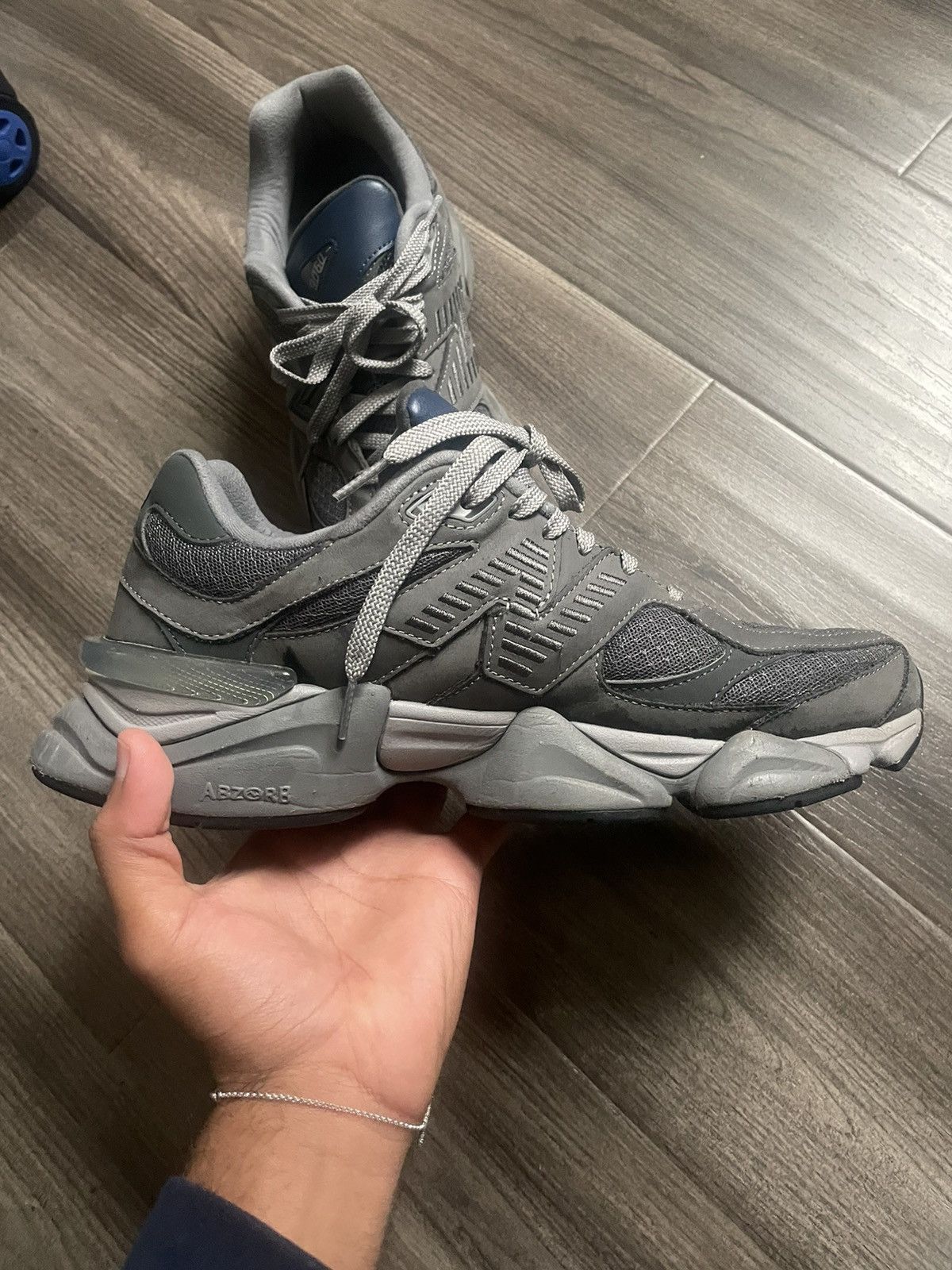 New Balance New Balance 9060 Grey Size US 10 / EU 43 - 3 Thumbnail