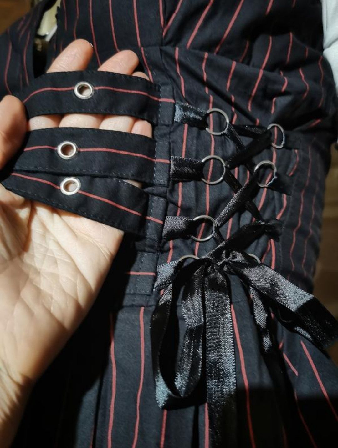 Vintage Avant-garde bondage Strap mini dress balloon parachute sdl Size XL / US 12-14 / IT 48-50 - 4 Thumbnail
