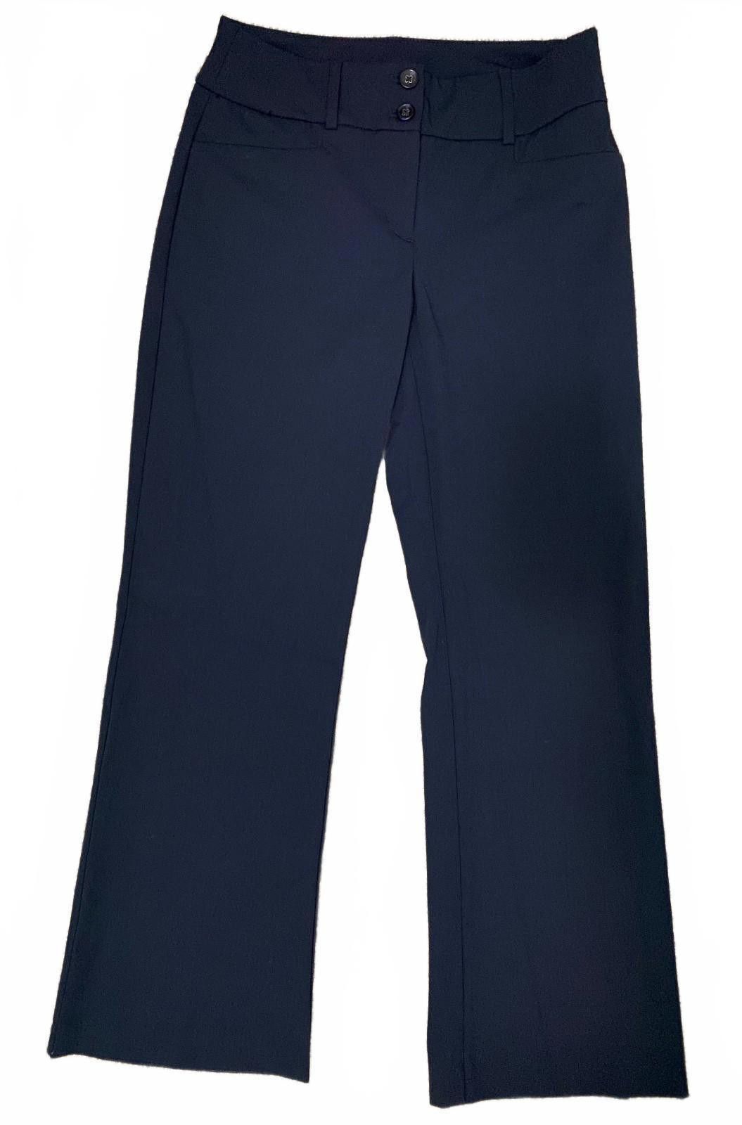 Alfani ALFANI Wide Leg Dress Pant in Navy (SIZE 2S) Size 26" / US 2 / IT 38 - 1 Thumbnail