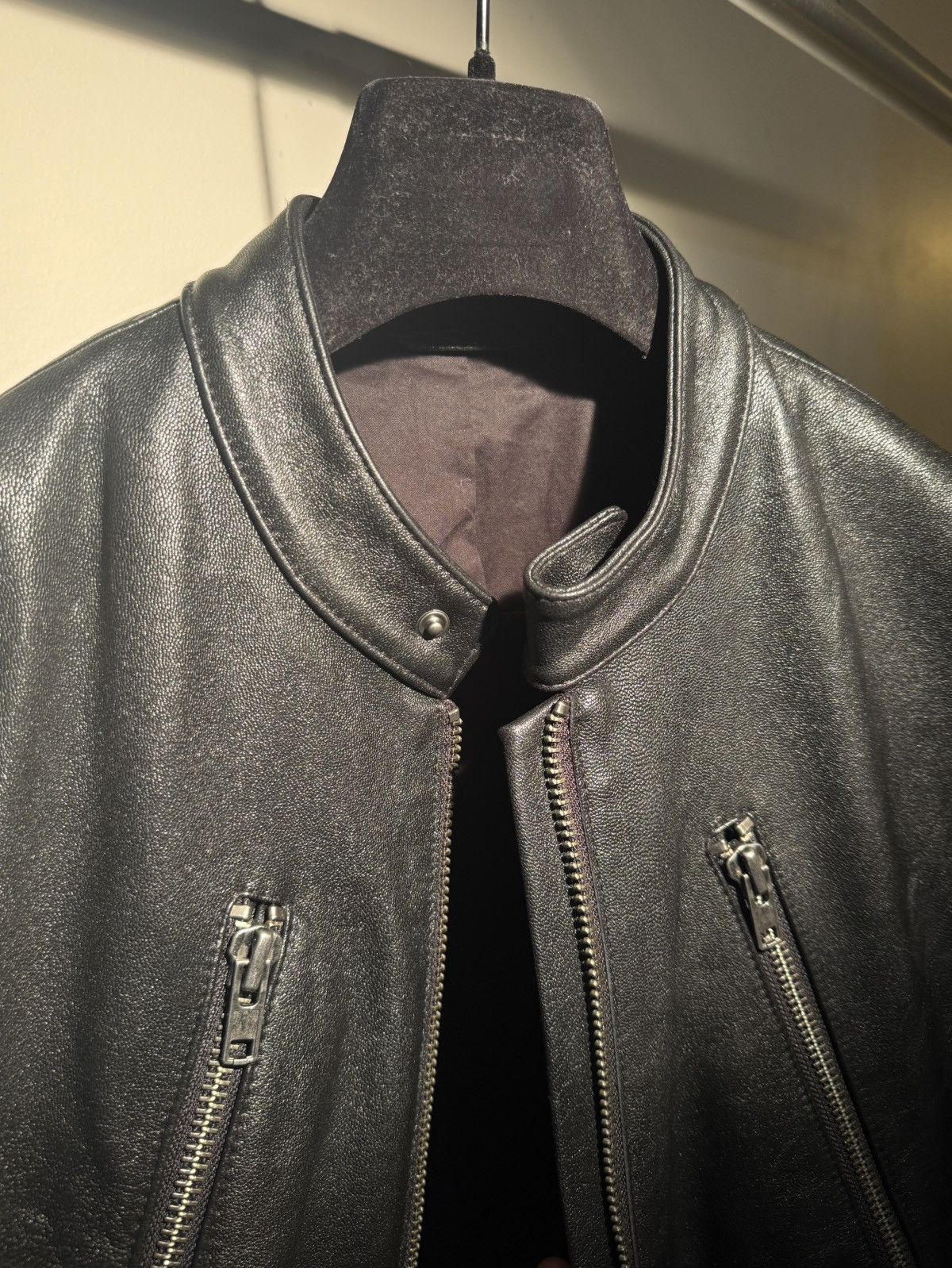 Maison Margiela Maison Martin Margiela Archival 5-Zip Leather Jacket (AW07) Size US M / EU 48-50 / 2 - 9 Thumbnail