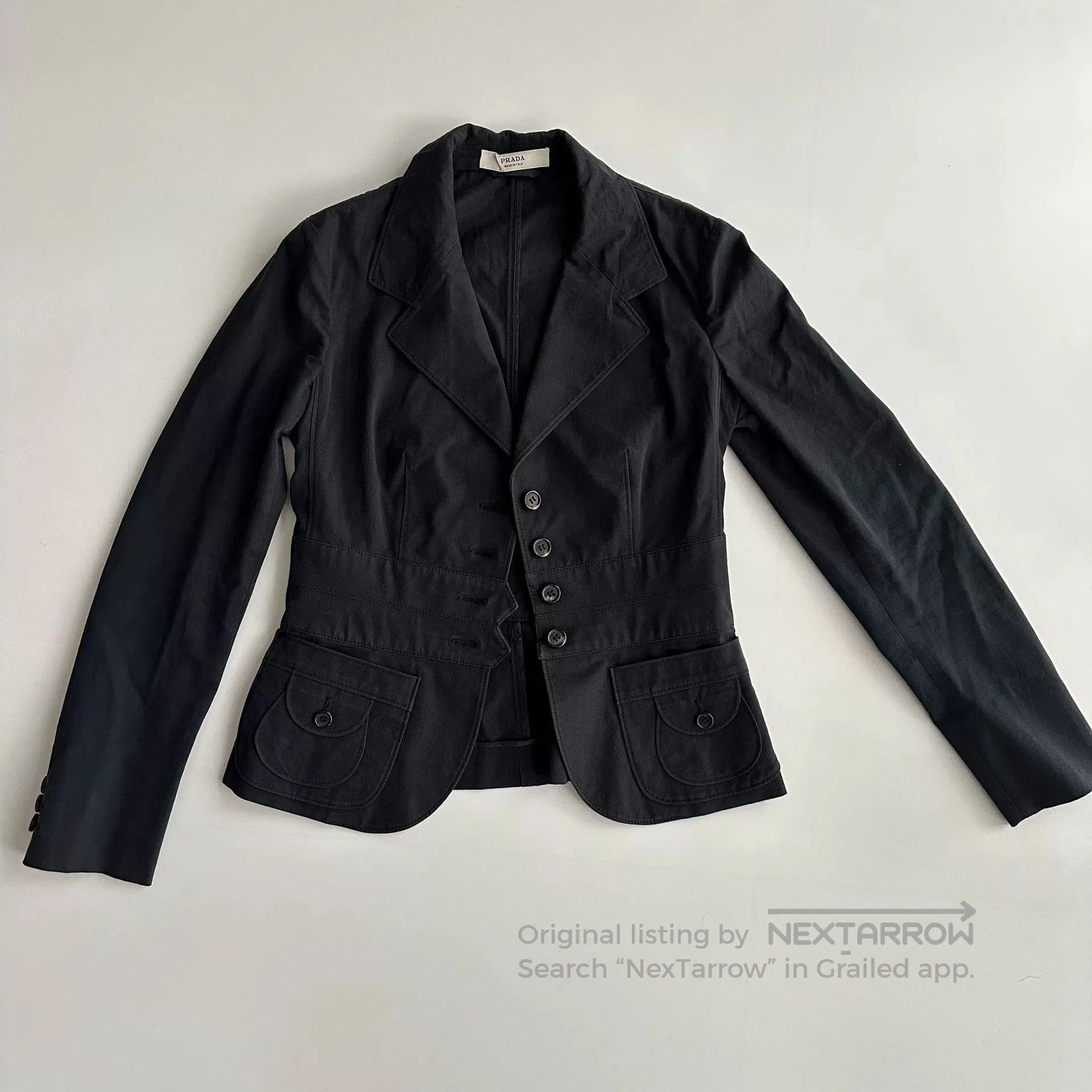 Prada PRADA Deconstructed Blazer Jacket Size 40. Size S / US 4 / IT 40 - 1 Thumbnail