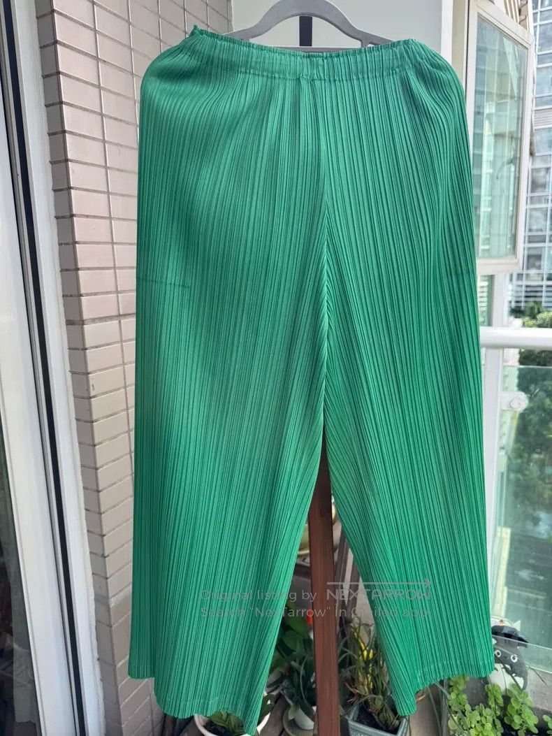 Issey Miyake Issey Miyake Wide-Leg Trousers Size L / US 10 / IT 46 - 8 Thumbnail