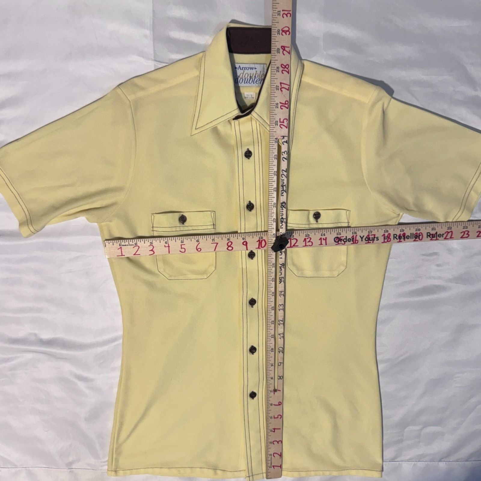 Other Vintage 70s Double Arrow Western Rodeo Button Up Shirt 14 Mo Size US M / EU 48-50 / 2 - 6 Thumbnail