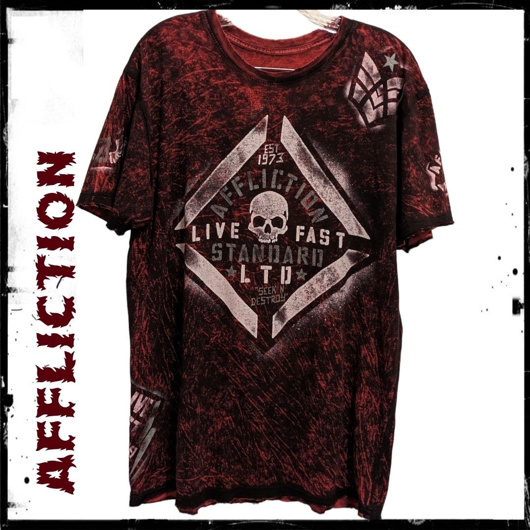 Affliction Reversible AFFLICTION Standard Dry Goods Eagle T-shirt Men L Size US L / EU 52-54 / 3 - 2 Thumbnail