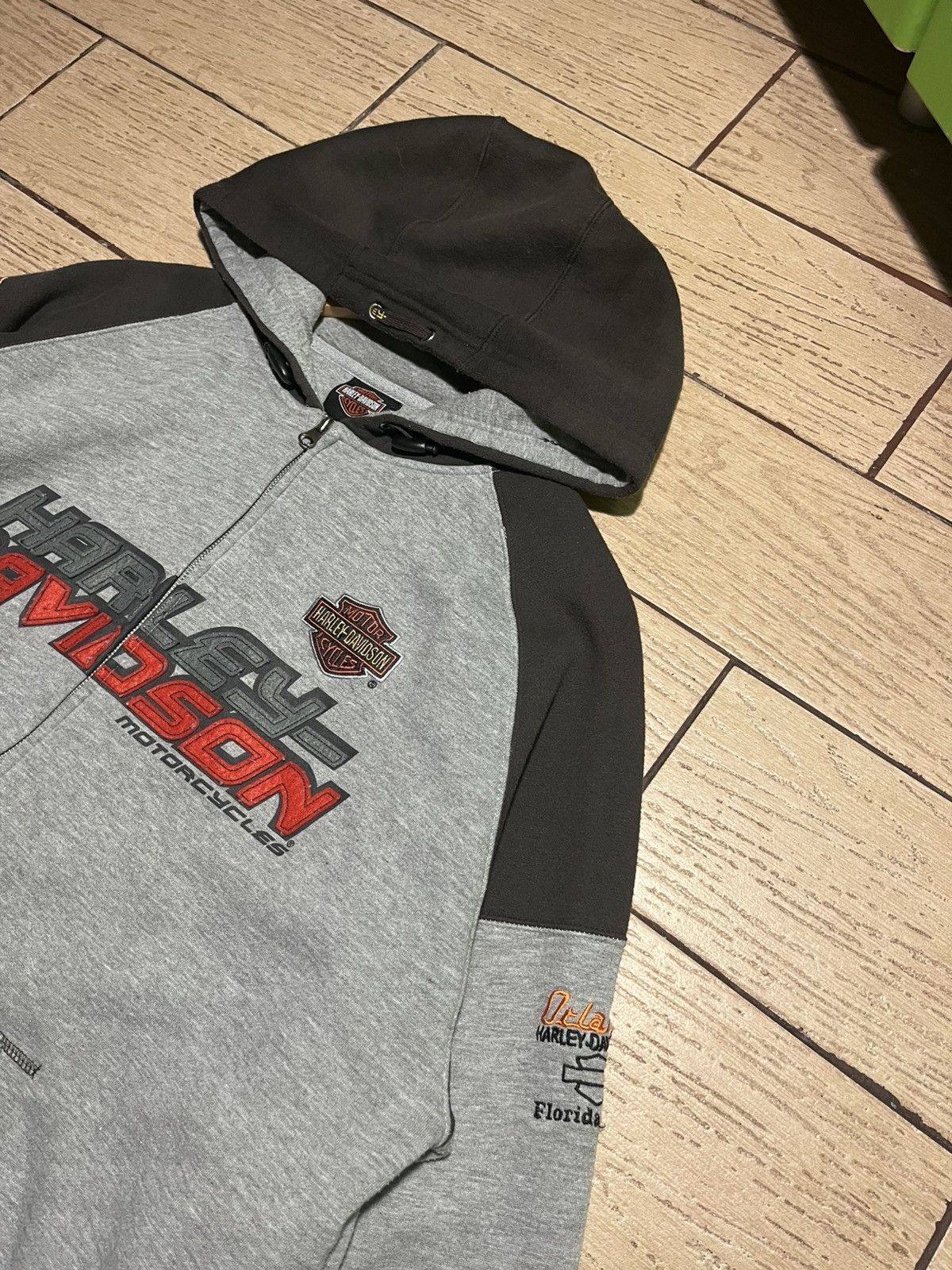 Harley Davidson Harley Davidson Vintage Zip Hoodie Size US XL / EU 56 / 4 - 5 Thumbnail