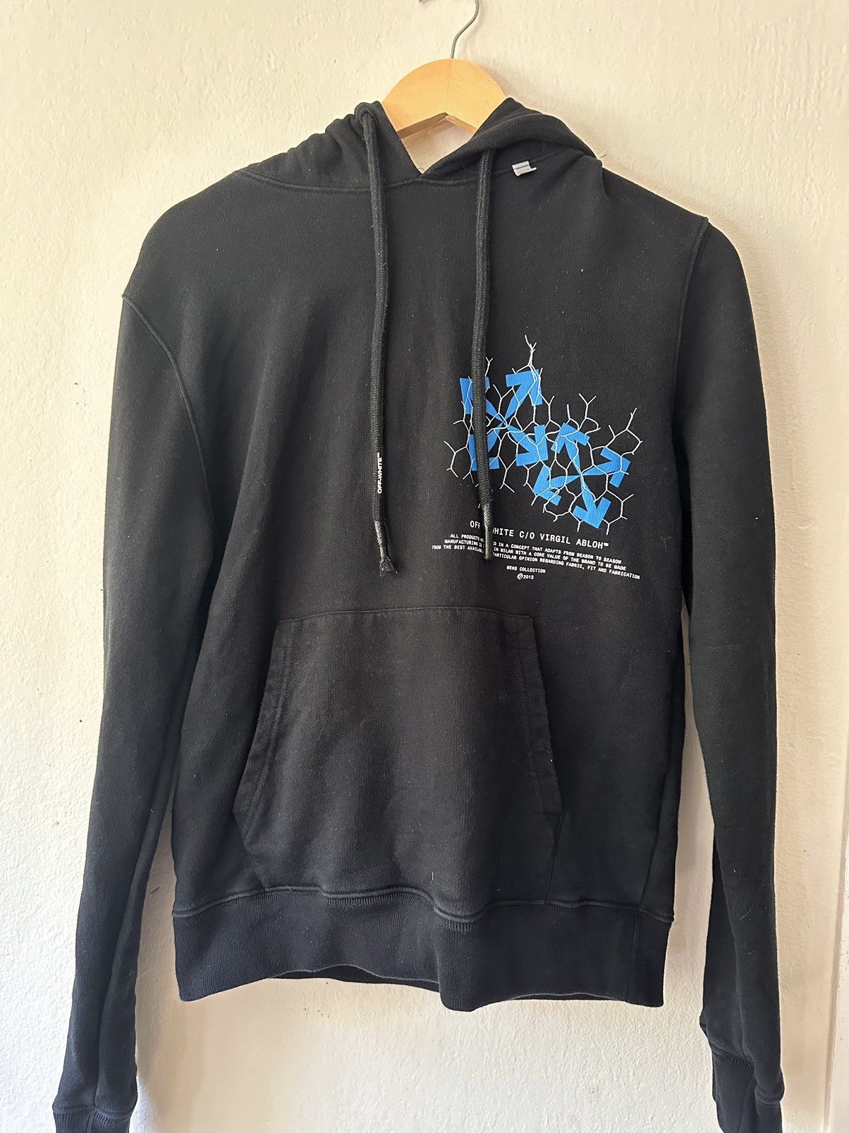 Off-White OFF-WHITE Fence Arrow Hoodie (Size XS) Size US XS / EU 42 / 0 - 1 Thumbnail