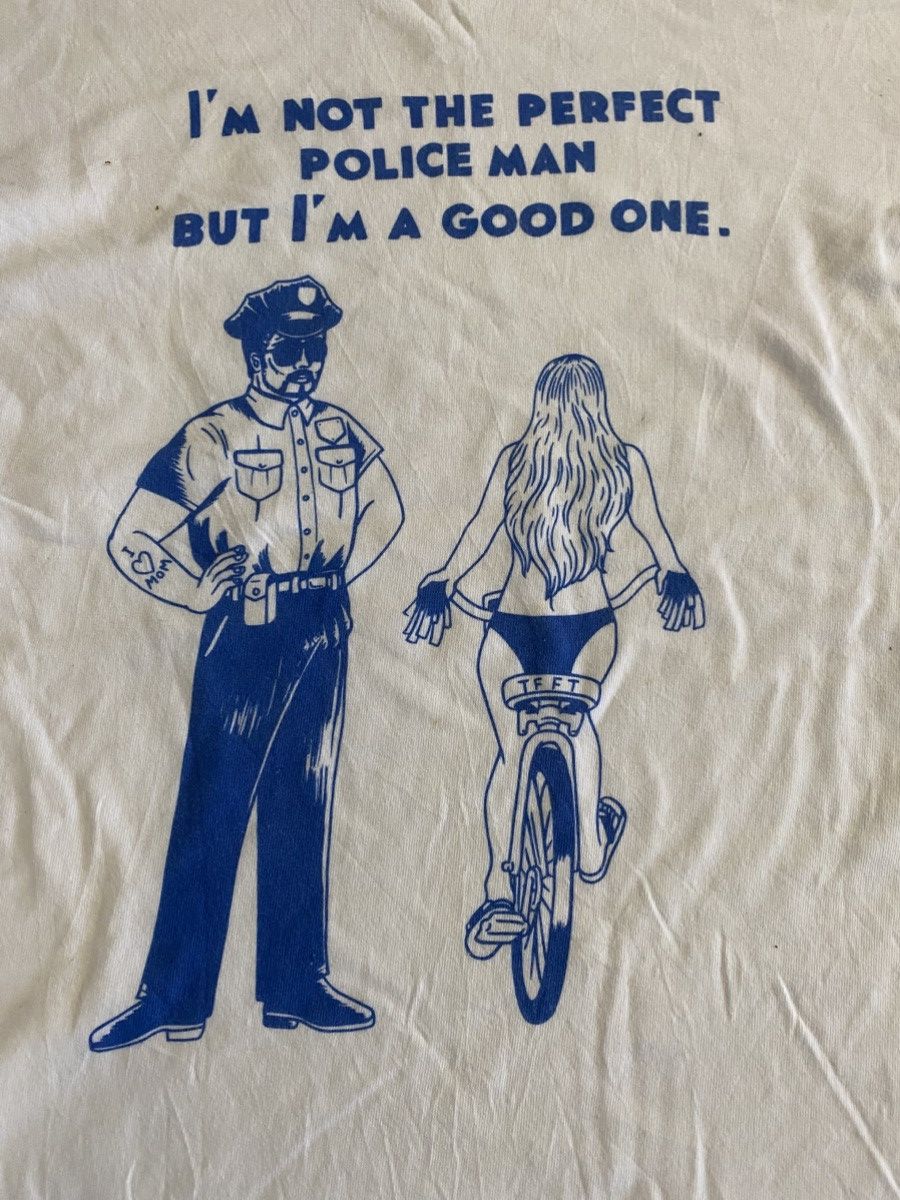 Japanese Brand Vintage policeman sexy size Lbig logo Size US L / EU 52-54 / 3 - 1 Thumbnail