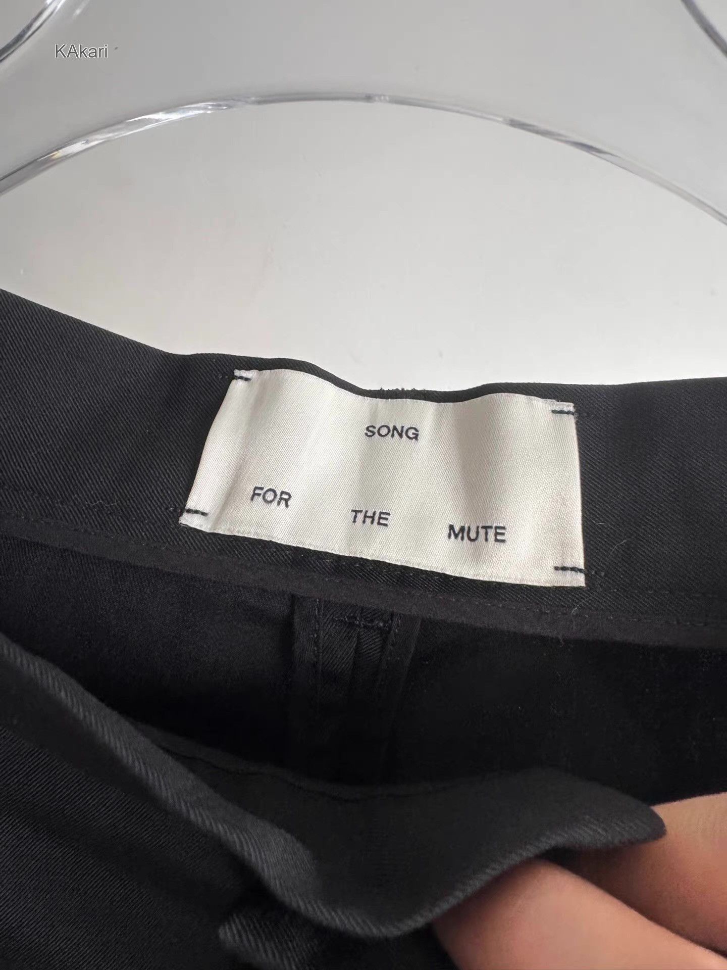 Song For The Mute Black Cropped Pants with Chain and Tassel Detail Size US 36 / EU 52 - 2 Thumbnail
