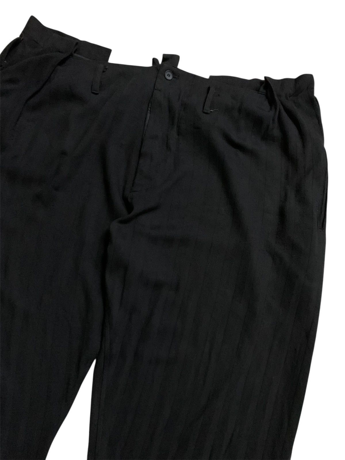 Yohji Yamamoto 💥Final💥Vtg Ys Yohji Yamamoto Rayon Stripe Pant Size US 39 - 5 Thumbnail