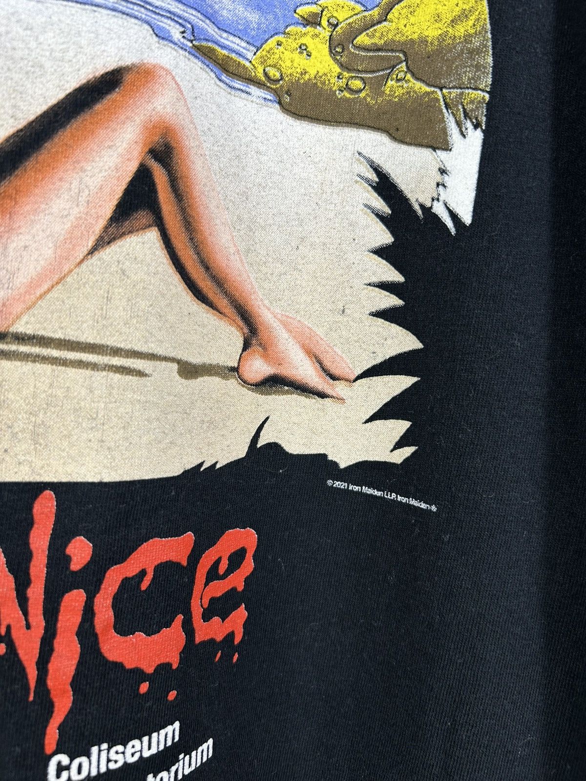 Band Tees Vintage Style Iron Maiden Vice is Nice Band T-Shirt Size L Size US L / EU 52-54 / 3 - 10 Thumbnail