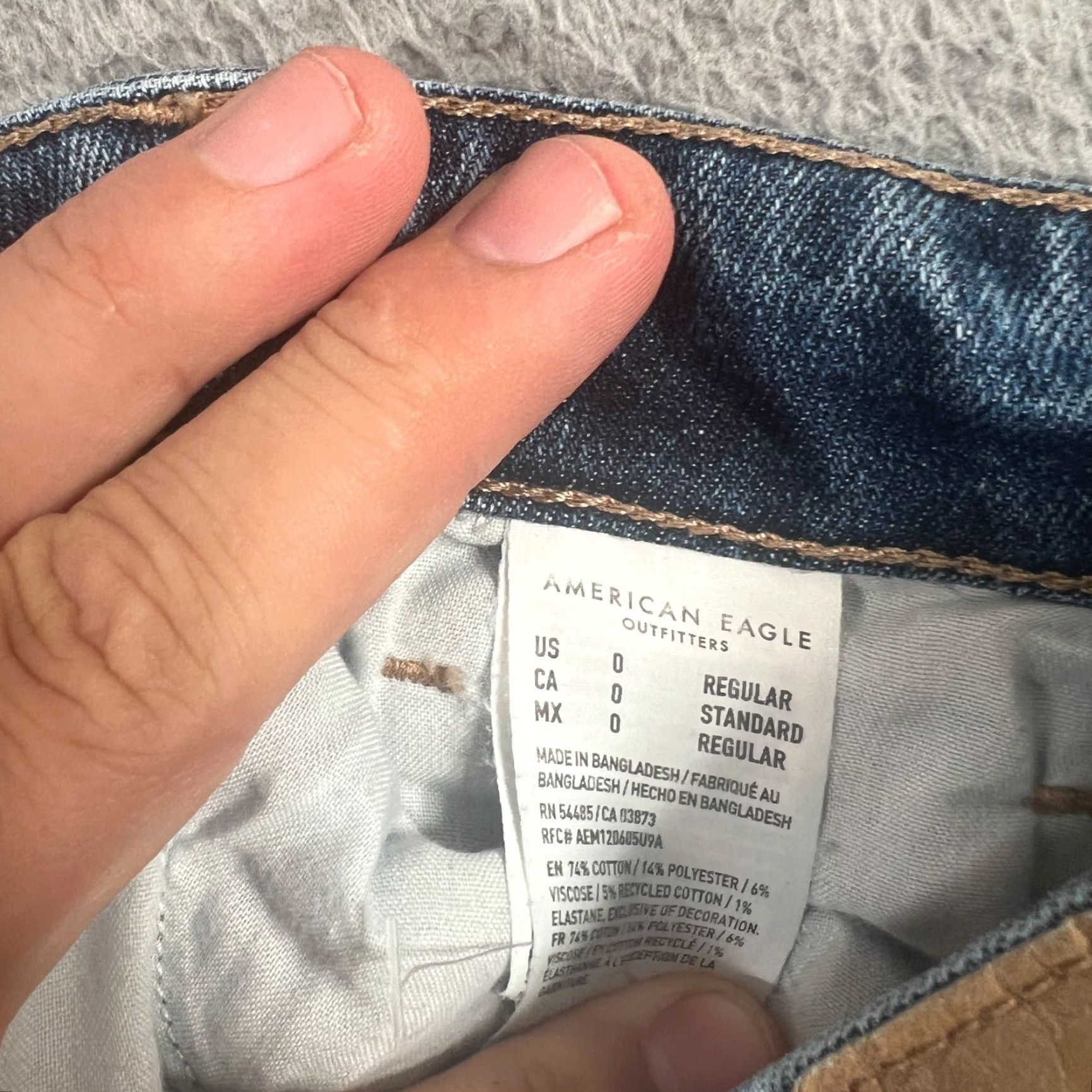 American Eagle Outfitters American Eagle Outfitters Jeans 0 Regular Washed Stretch Denim Mom Jean Womens Blue Cotton Polyester Spandex Item: 0? Size 25" / US 0 / IT 36 - 6 Thumbnail