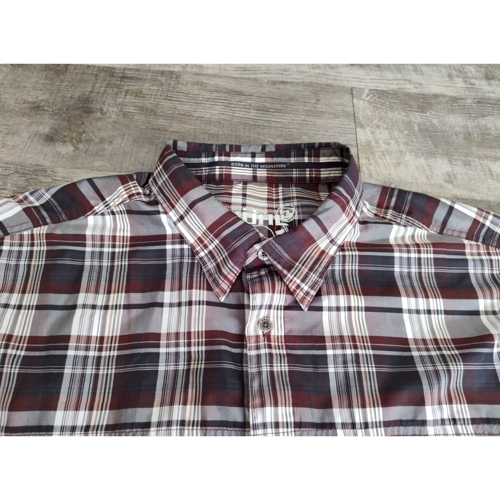 Vintage Kuhl Eluxur Mountain Grown Mens Button Up Shirt Sleeve Camp Shirt Plaid Size XXL Size US XXL / EU 58 / 5 - 7 Thumbnail