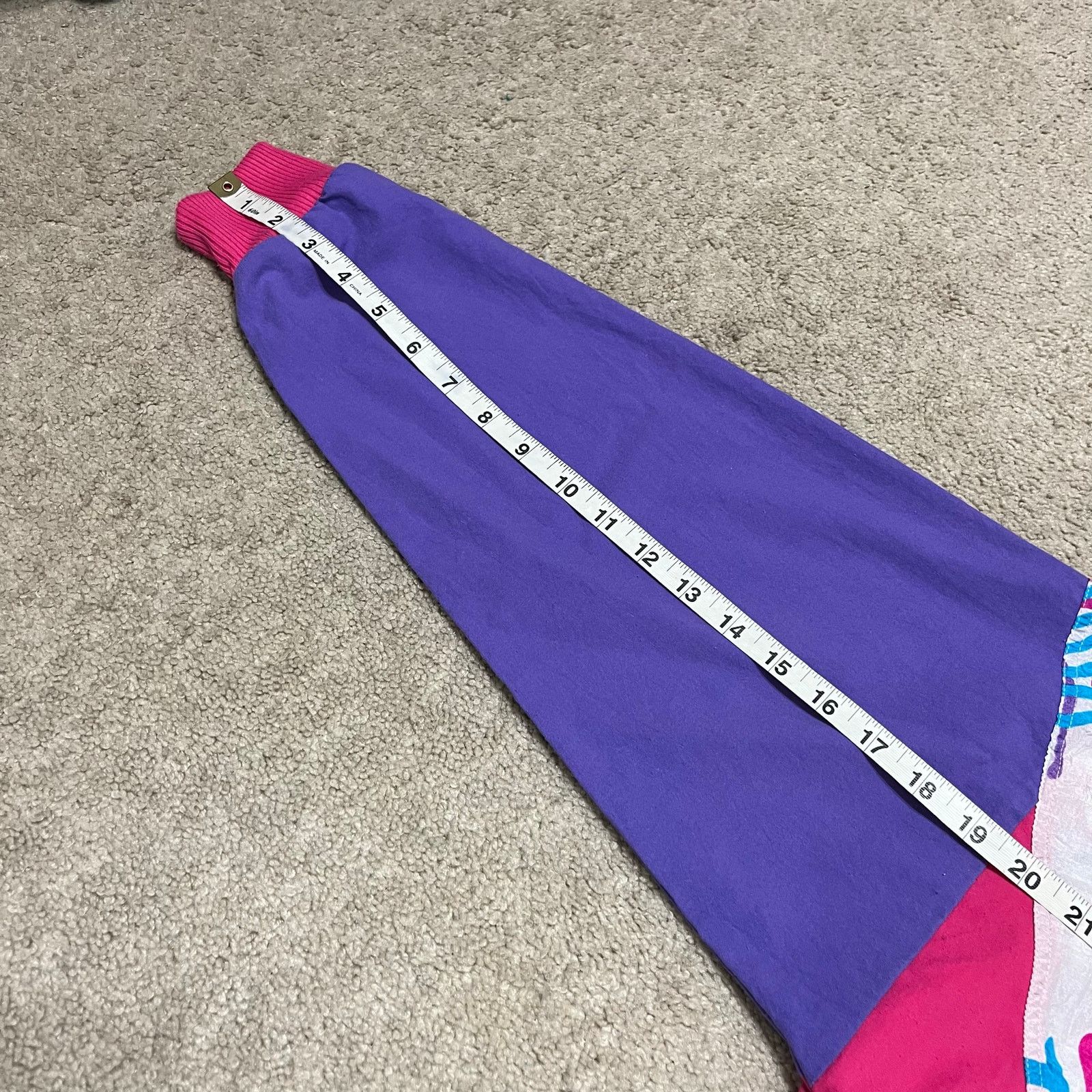 Other Casual Isle Colorblock Polo Sweatshirt Magenta Purple Floral Size M / US 6-8 / IT 42-44 - 6 Thumbnail