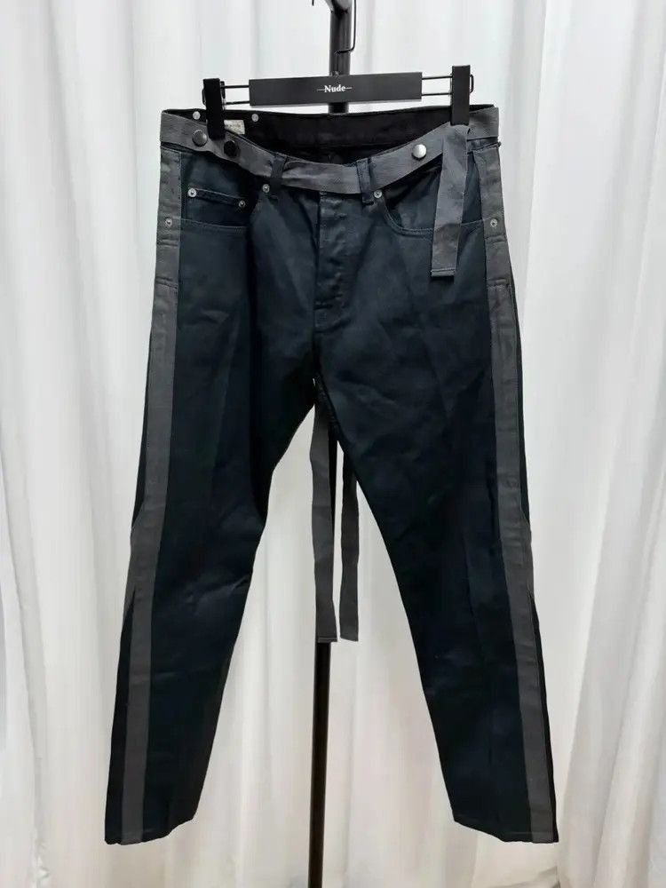 Dries Van Noten Dries Van Noten Rivet Stripes Denim-2505 Size US 31 - 1 Thumbnail