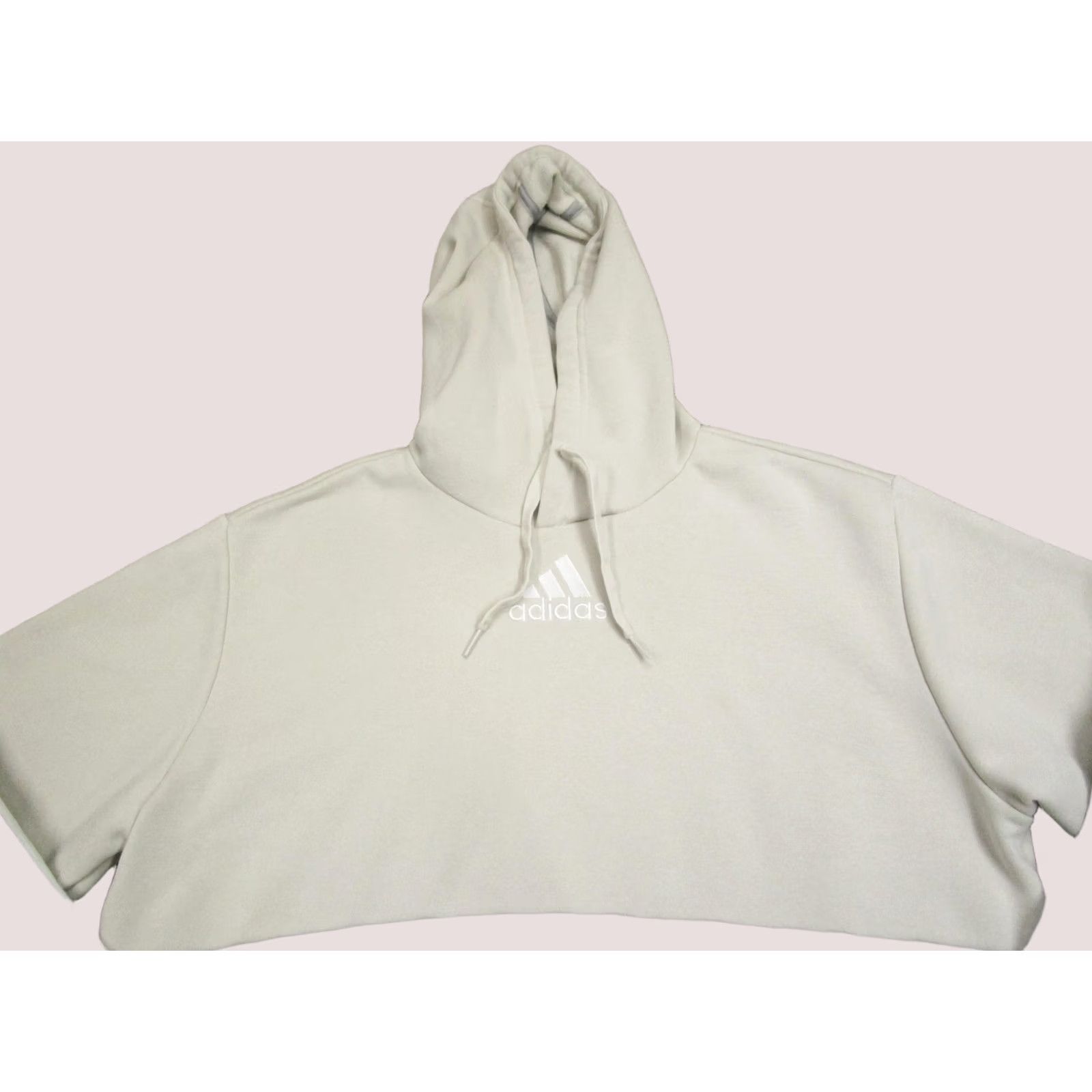 Adidas Adidas Hoodie Men XL Beige Green Colorblock Fleece Sweatshirt Pullover Outdoor Size US XL / EU 56 / 4 - 1 Thumbnail
