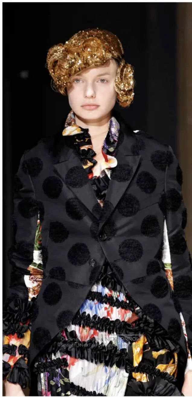 Comme des Garcons Comme Des Garcons Polka Dot Belted Trench Coat