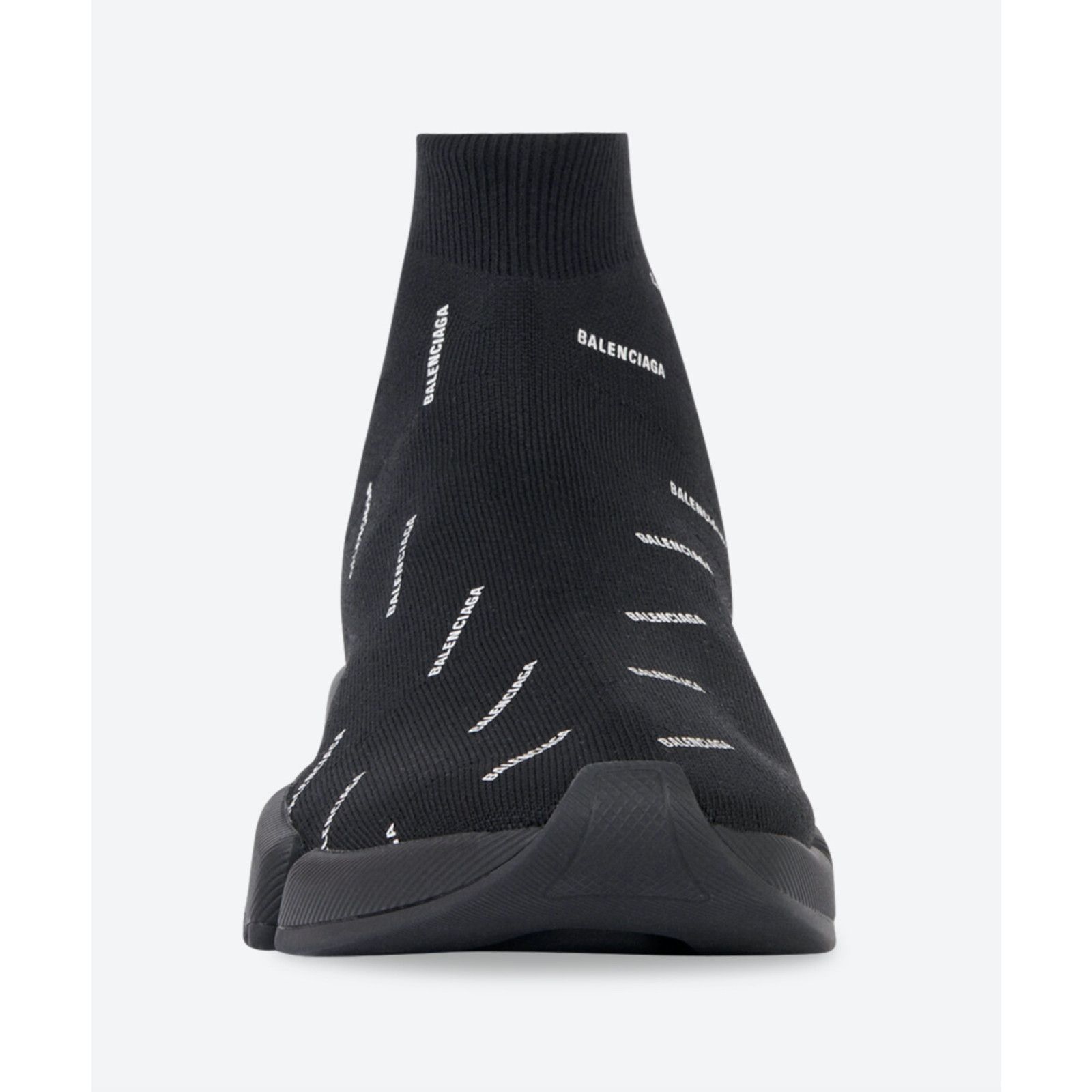Balenciaga Speed 2.0 All Over Logo High Top Trainer Sock Sneaker 35 Size US 5 / IT 35 - 4 Thumbnail