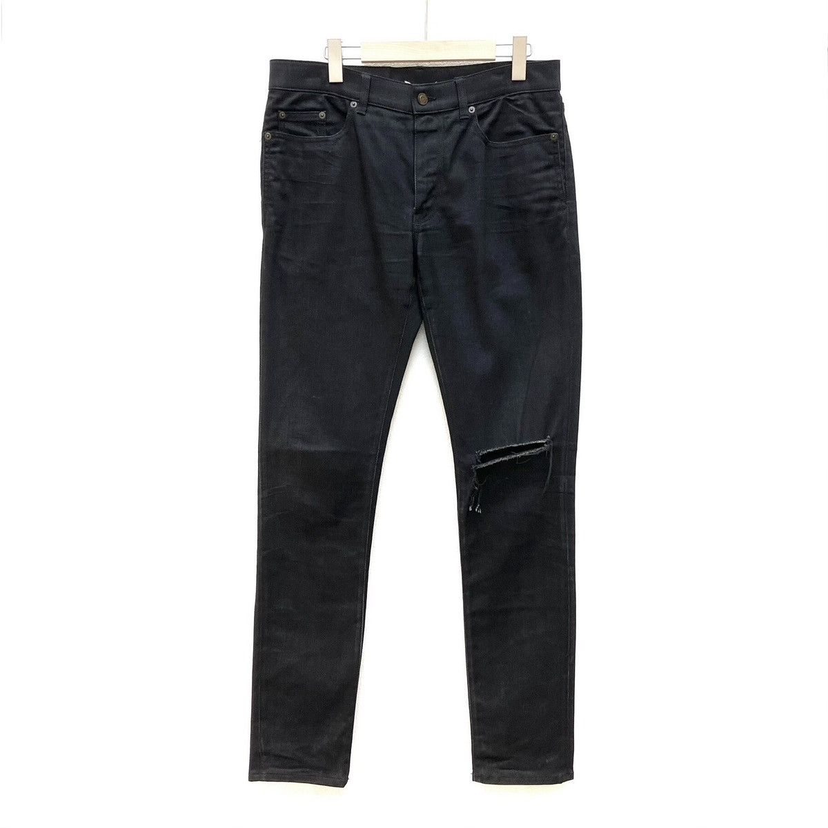 Saint Laurent Paris Saint Laurent Paris slim-fit black jeans Size US 33 - 1 Thumbnail