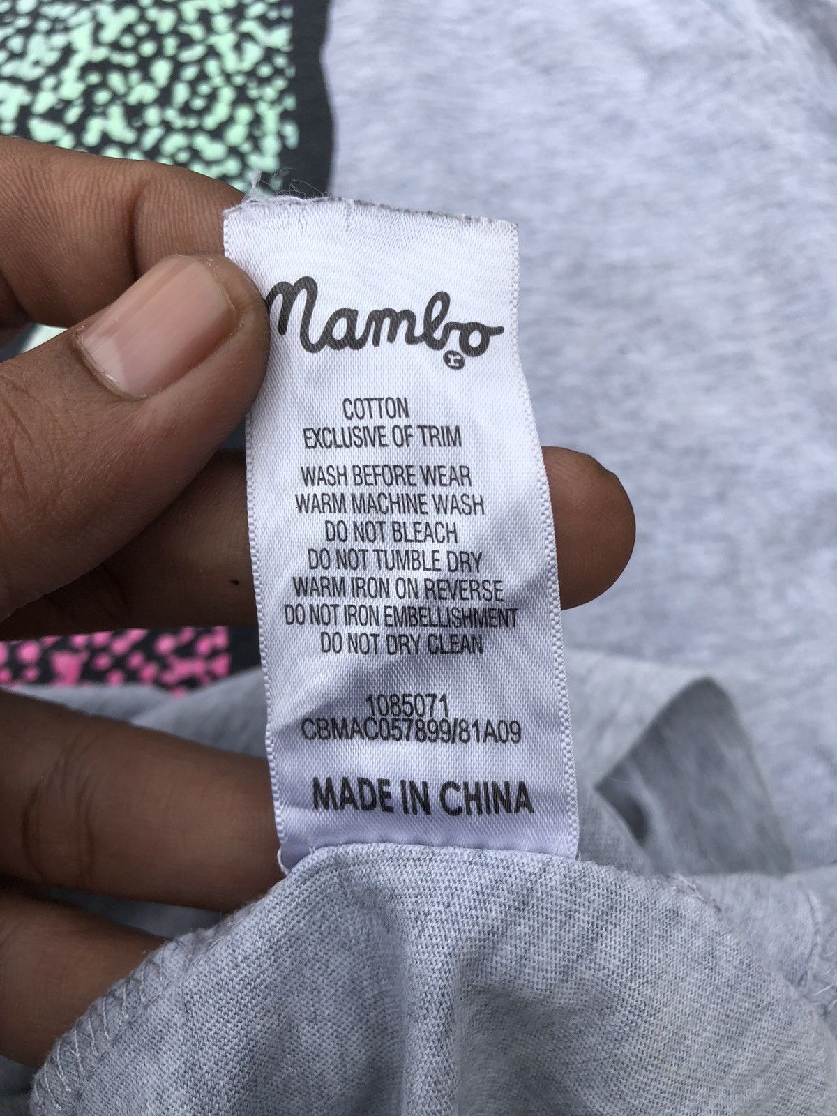Mambo Crazy Beauty Mambo Big Logo Tshirts Size US L / EU 52-54 / 3 - 13 Thumbnail