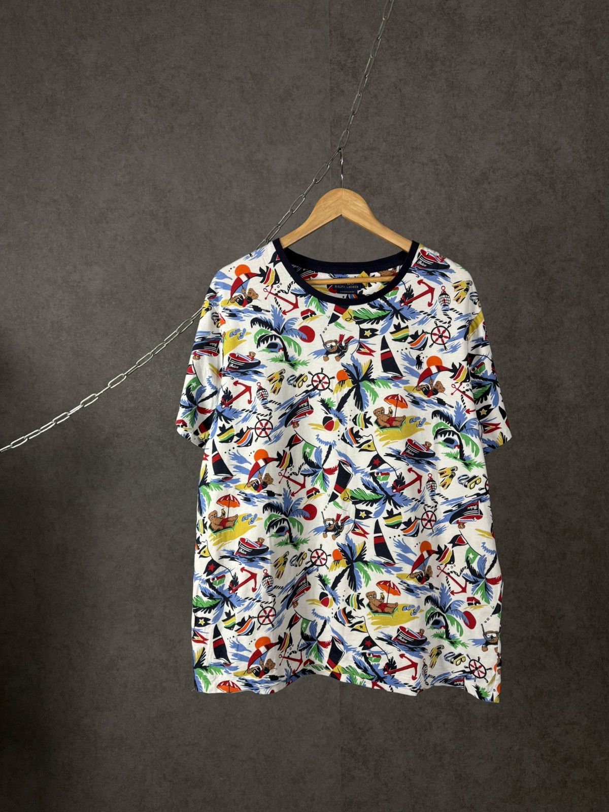 Designer × Polo Ralph Lauren Polo Ralph Lauren Bear crazy designer art tee Size US XL / EU 56 / 4 - 1 Thumbnail
