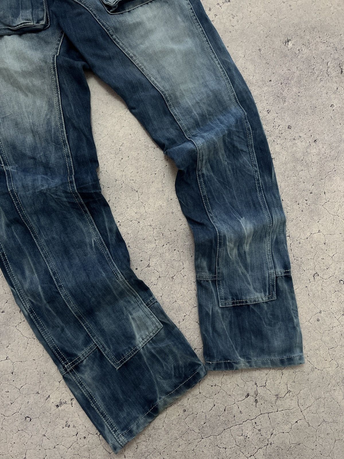 Other DISTRESSED DENIM VINTAGE PANTS FADED DIRTY CRASHED OPIUM Size US 30 / EU 46 - 4 Thumbnail