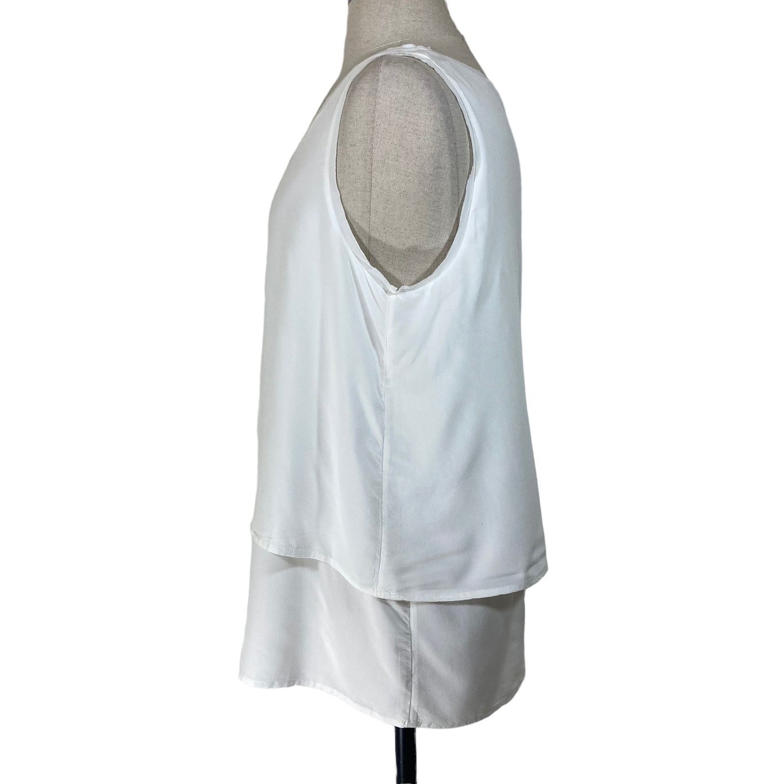 Other Sundance white scoop neck tank Forever Me NEW layered top Size S / US 4 / IT 40 - 5 Thumbnail